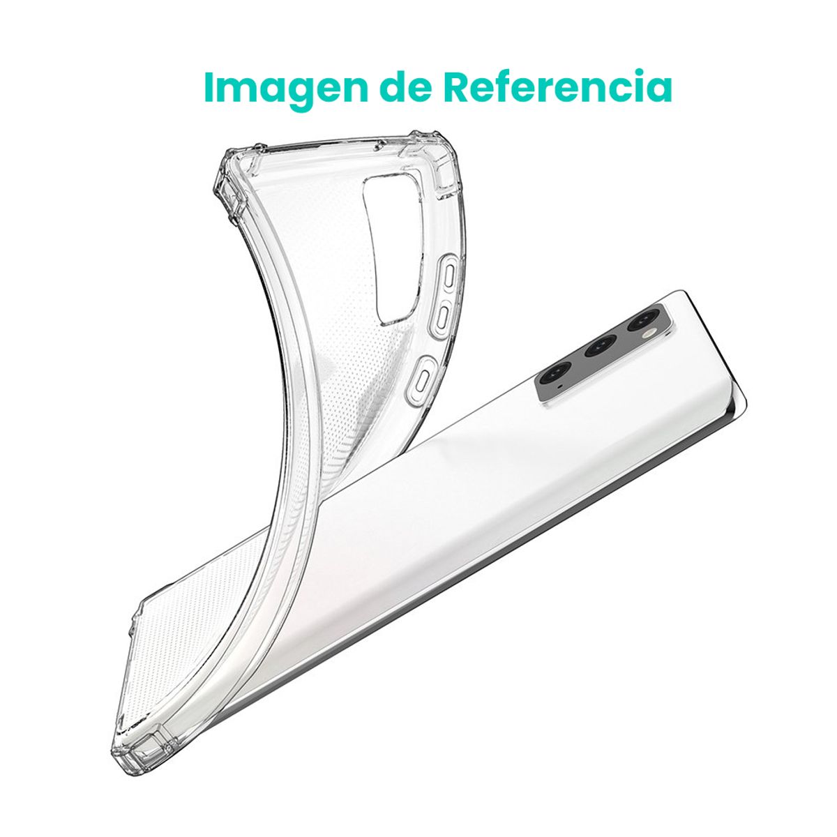 PHONETIFY - Funda Transparente Antichoque para Moto G55