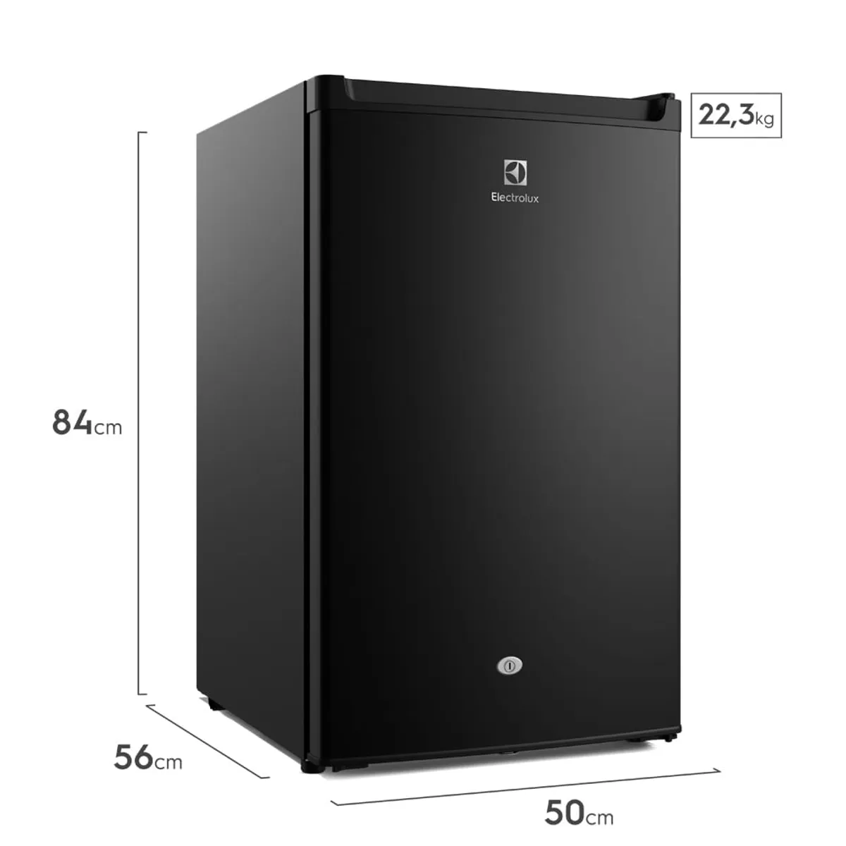 ELECTROLUX - Minibar Electrolux frost 122L 1 puerta negro ERA12D3C5AB