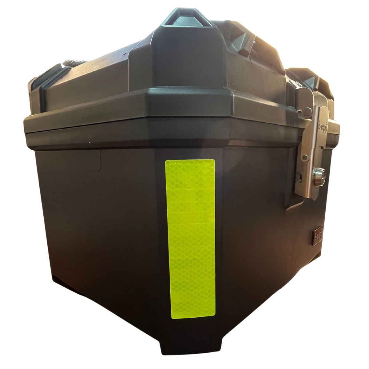 B EQUIP - Maletero Moto 45 L Espaldar Baul Chapa Seguridad Reflectivos