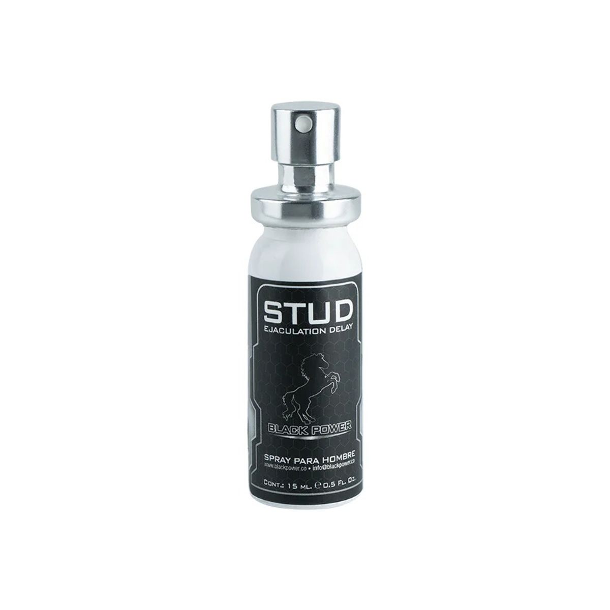 BLACK POWER - Retardante Stud Spray x 15 ml Black Power