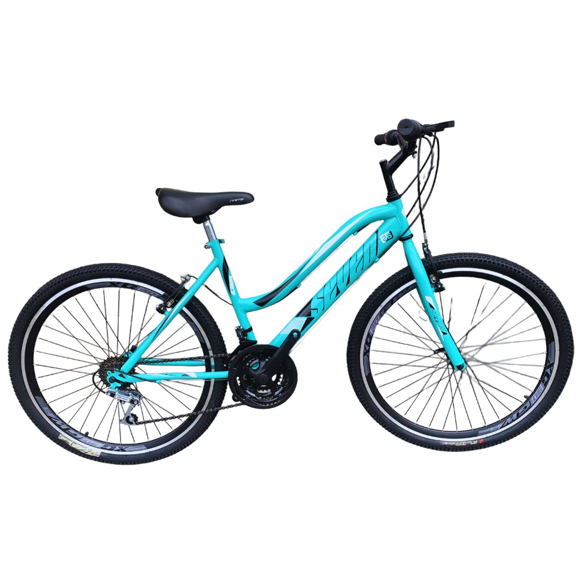 GENERICO - Bicicleta para mujer 26 Rines en Aluminio 18 cambios V. Menta