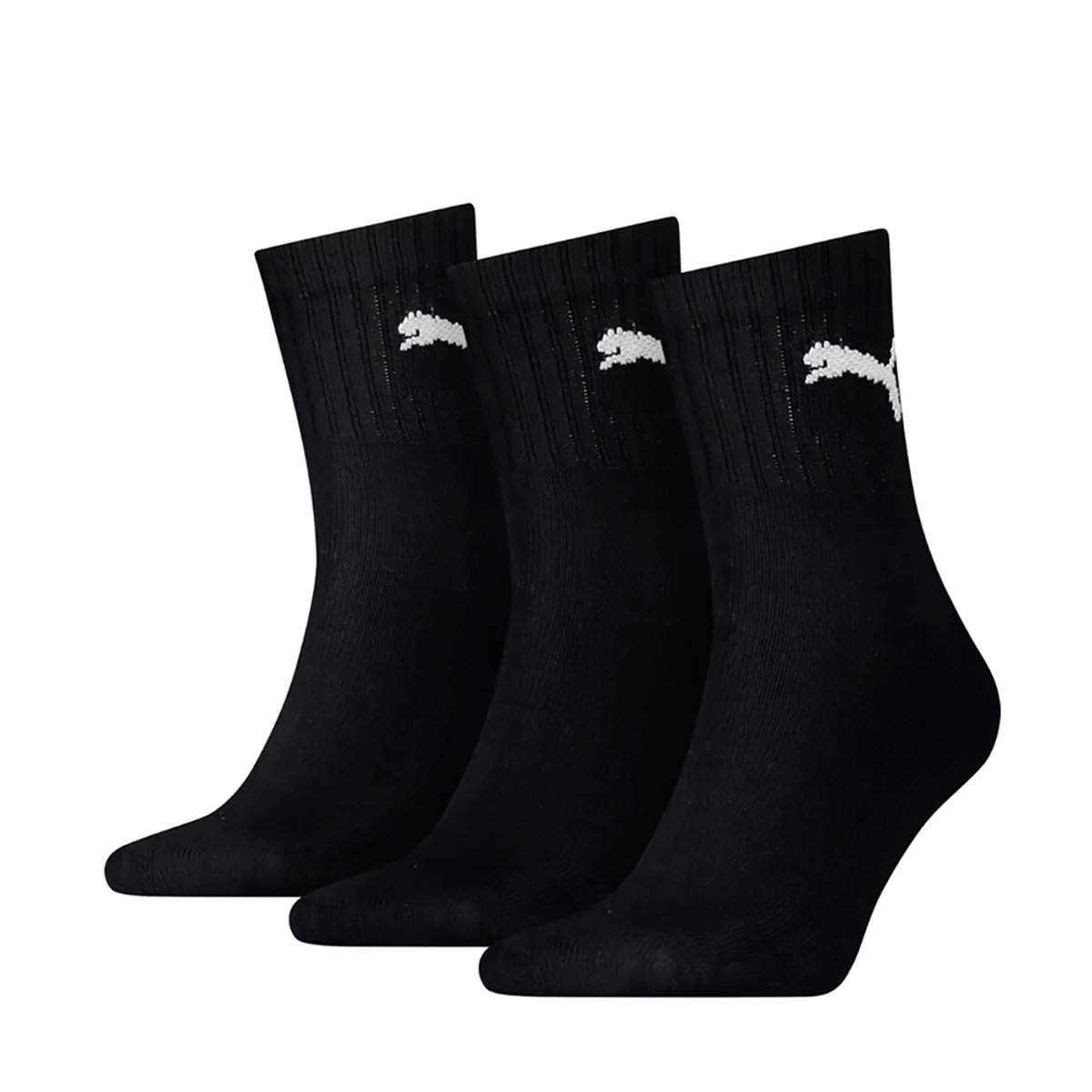 PUMA - Medias Deportivas Puma Originales Short Crew 3P Negro Unisex
