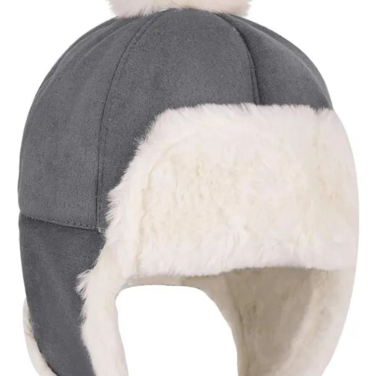 GENERICO - Gorro Bebe Piloto Ovejero Gris