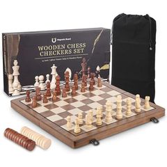 Ajedrez Magnético Plegable Portátil – Tablero 20x20 Cm Con Piezas Imantadas, Ideal Para Viajes Y Jugar En Cualquier Sitio