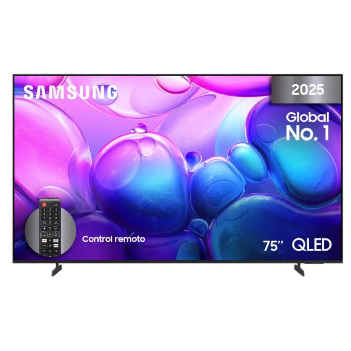 SAMSUNG - Televisor SAMSUNG 75 pulgadas QLED Uhd4K Smart TV QN75Q6FAAKXZL Vision IA