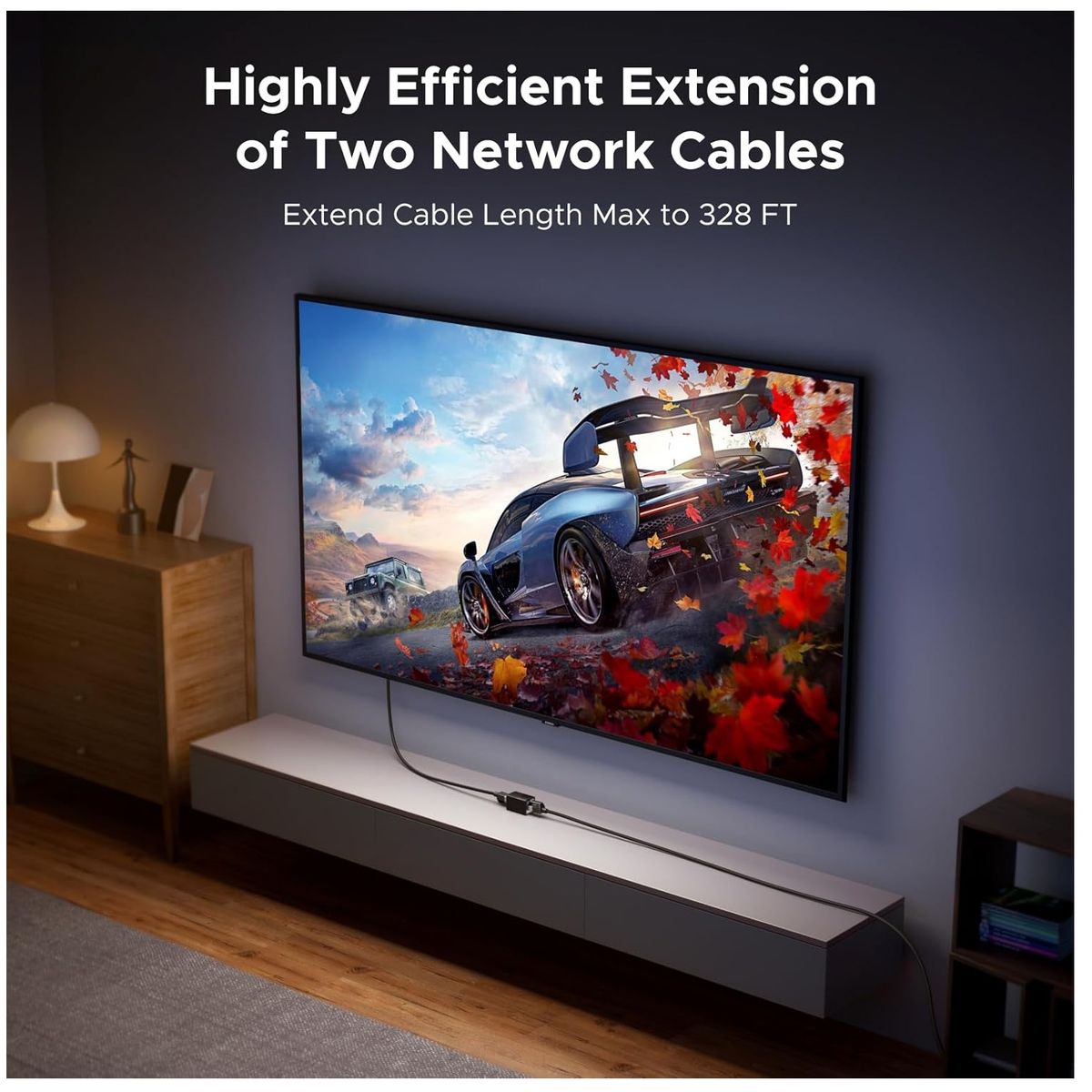 UGREEN - Acoplador Extensor Para Cables de Red RJ45 Ethernet 10 Gbps LAN Unión