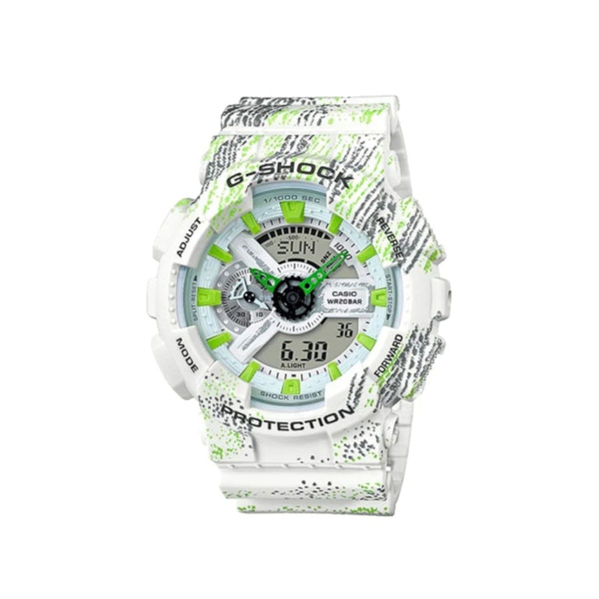 G-SHOCK - RELOJ ANÁLOGO DIGITAL PARA HOMBRE CASIO G-SHOCK GA-110TX-7ADR - BLANCO