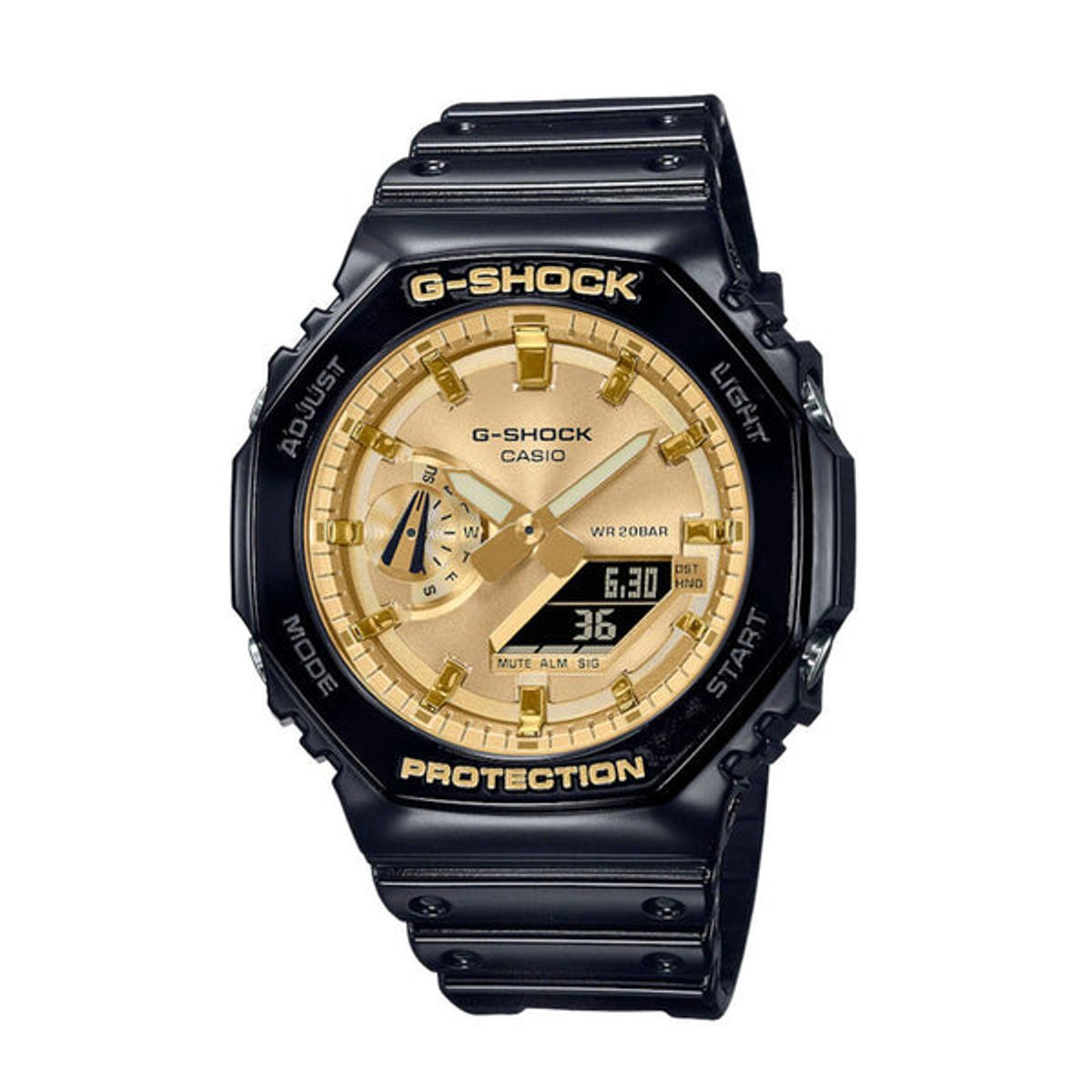 G-SHOCK - RELOJ ANÁLOGO DIGITAL PARA HOMBRE CASIO G-SHOCK GA-2100GB-1ADR - NEGRO