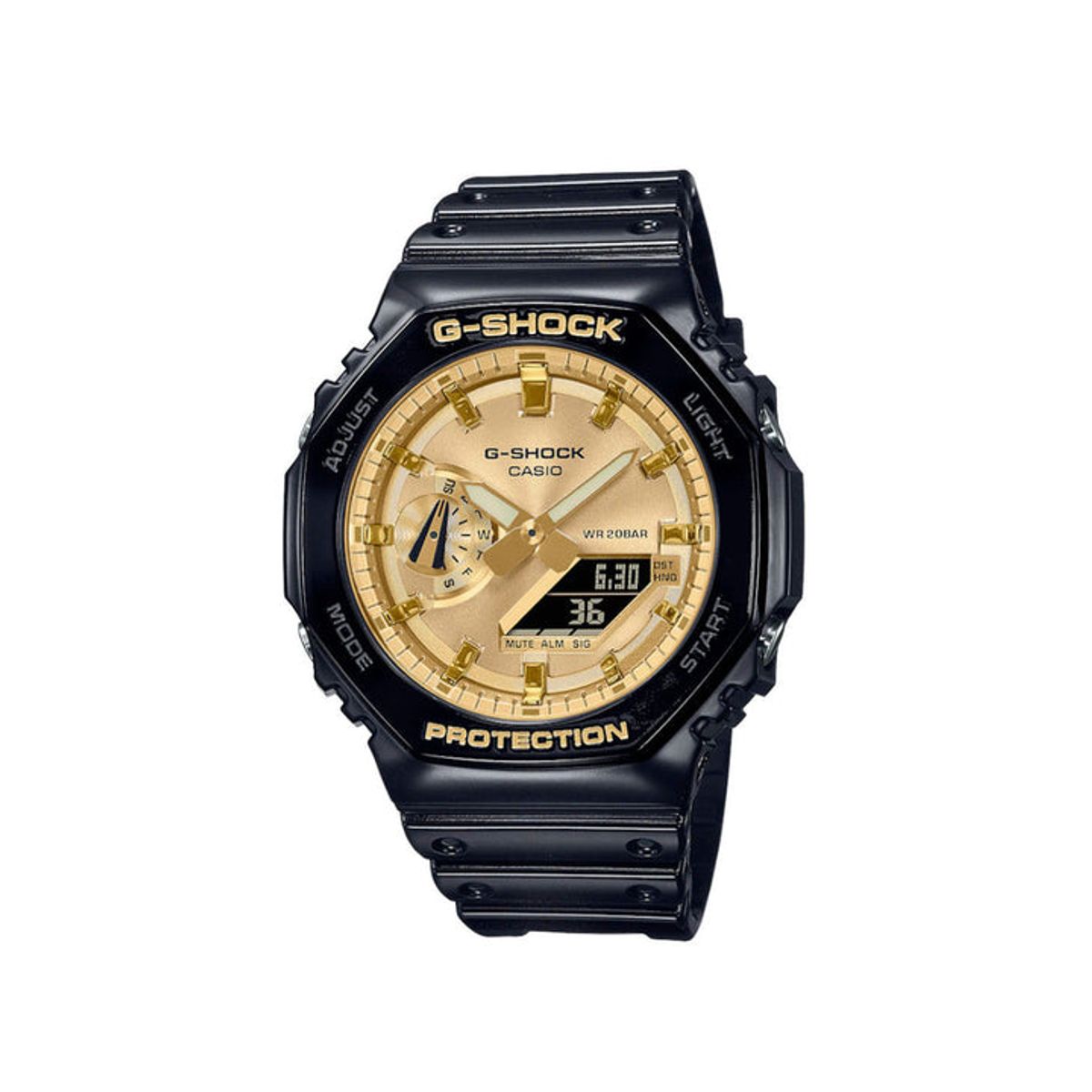G-SHOCK - RELOJ ANÁLOGO DIGITAL PARA HOMBRE CASIO G-SHOCK GA-2100GB-1ADR - NEGRO