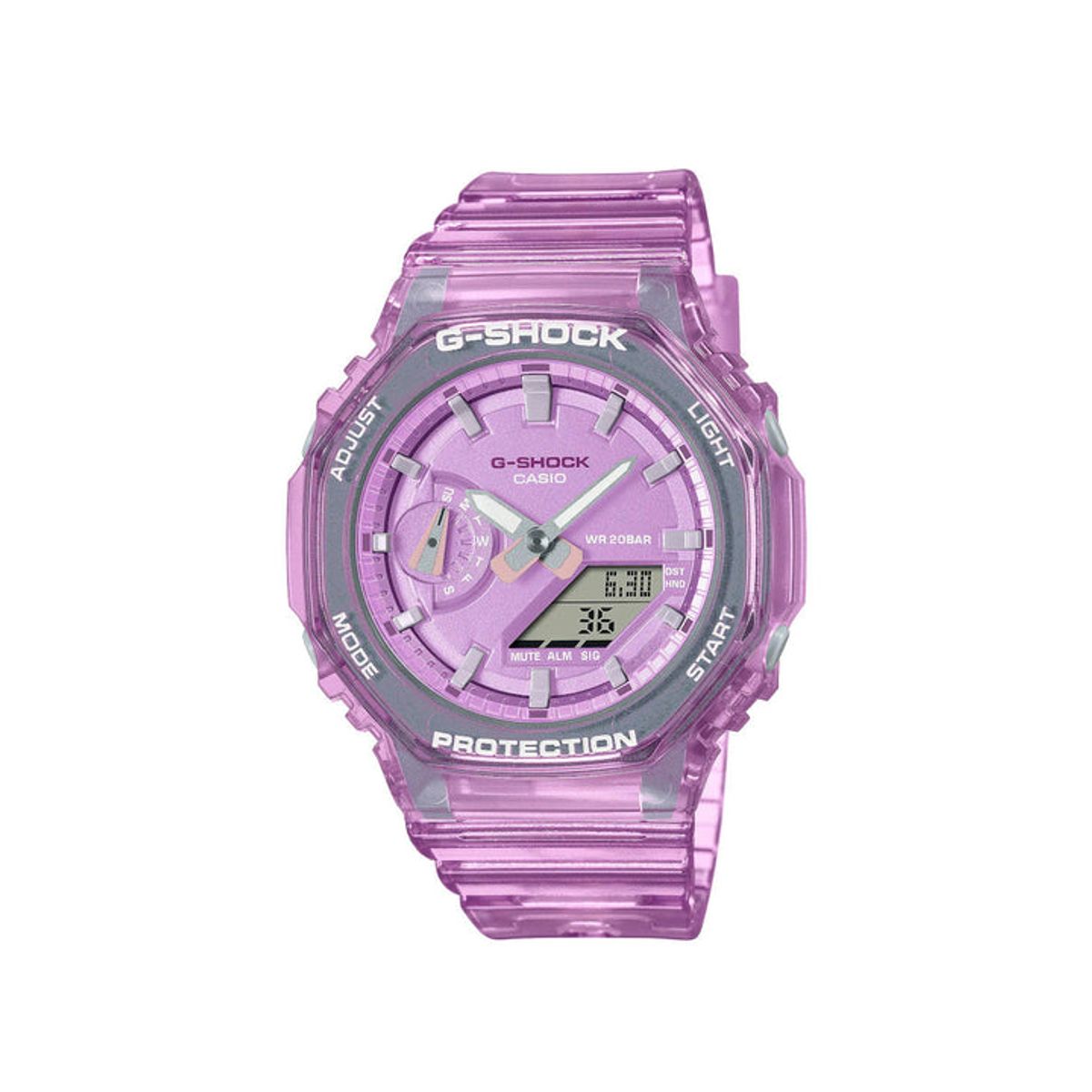 G-SHOCK - RELOJ ANÁLOGO DIGITAL PARA MUJER CASIO G-SHOCK GMA-S2100SK-4ADR - ROSADO