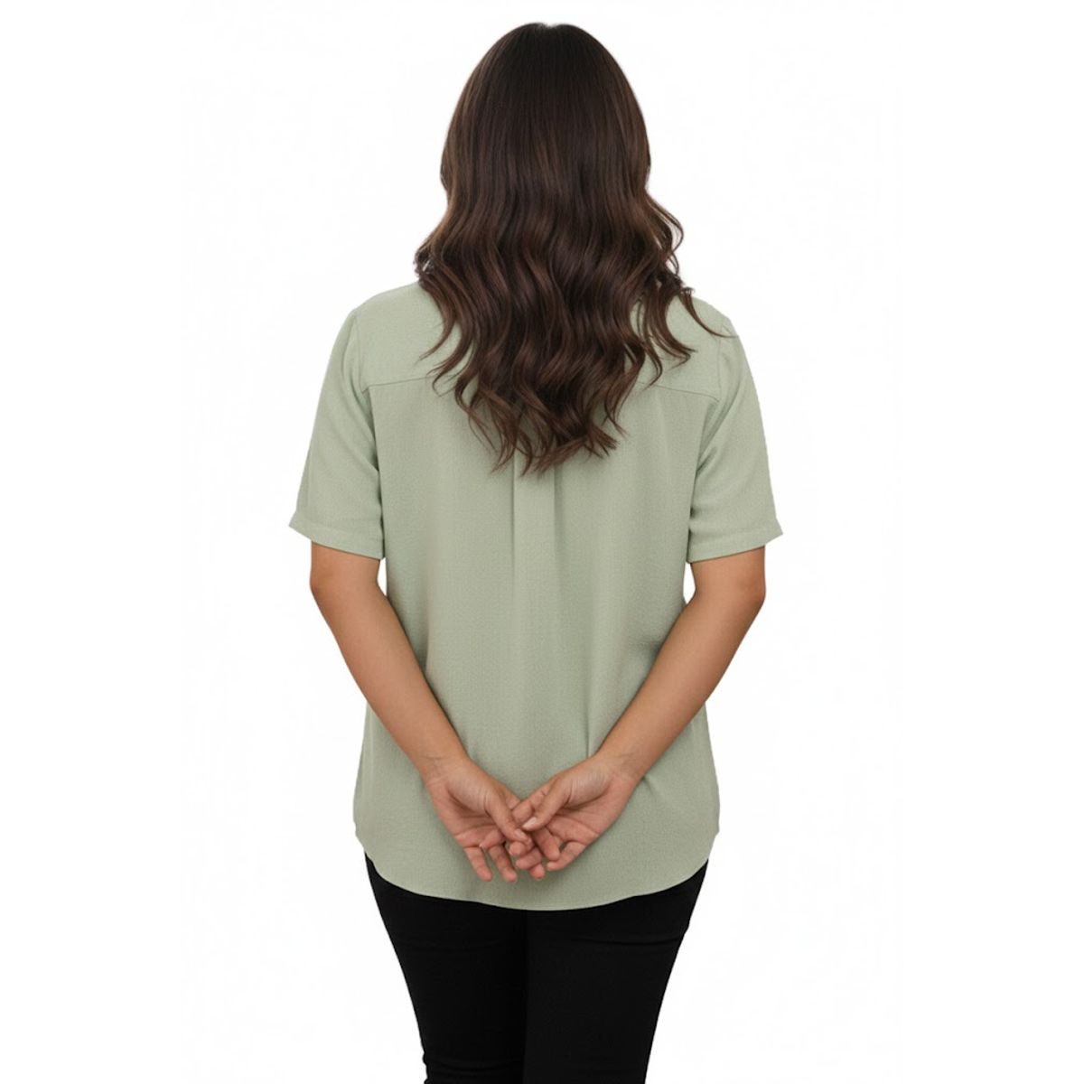 BOCARED - POMAROSA BLUSA ESTAMPADA PARA DAMA EN COLOR  VERDE