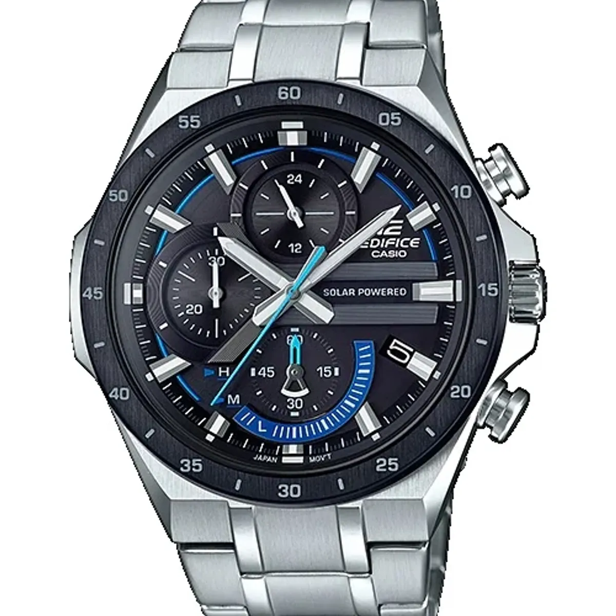 CASIO - RELOJ ANALÓGICO PARA HOMBRE CASIO EDIFICE EQS-920DB-1BVUDF - PLATEADO
