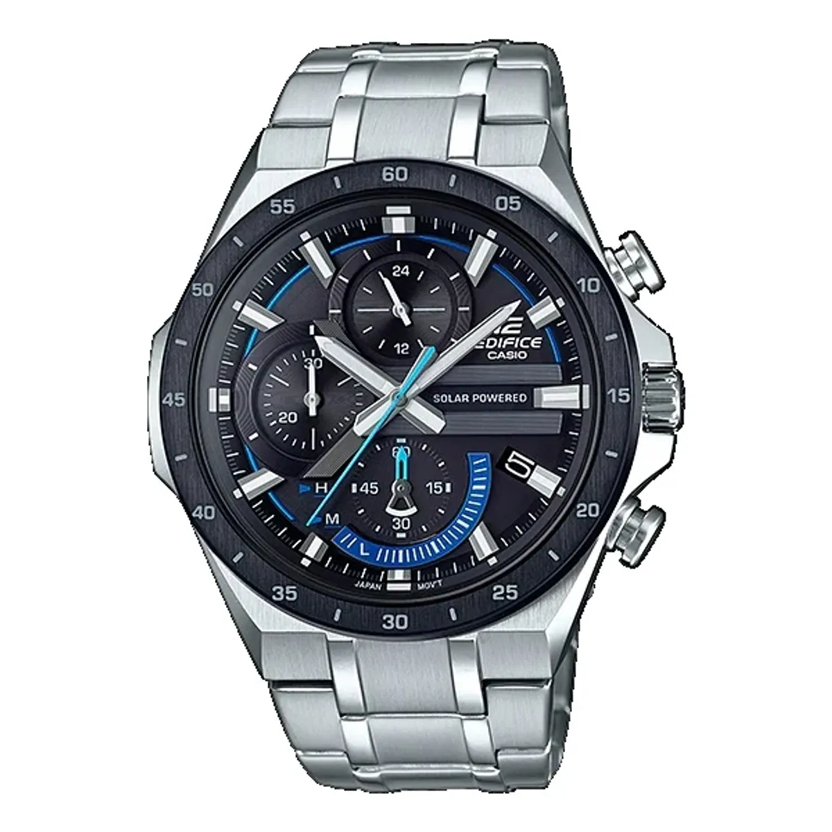 CASIO - RELOJ ANALÓGICO PARA HOMBRE CASIO EDIFICE EQS-920DB-1BVUDF - PLATEADO