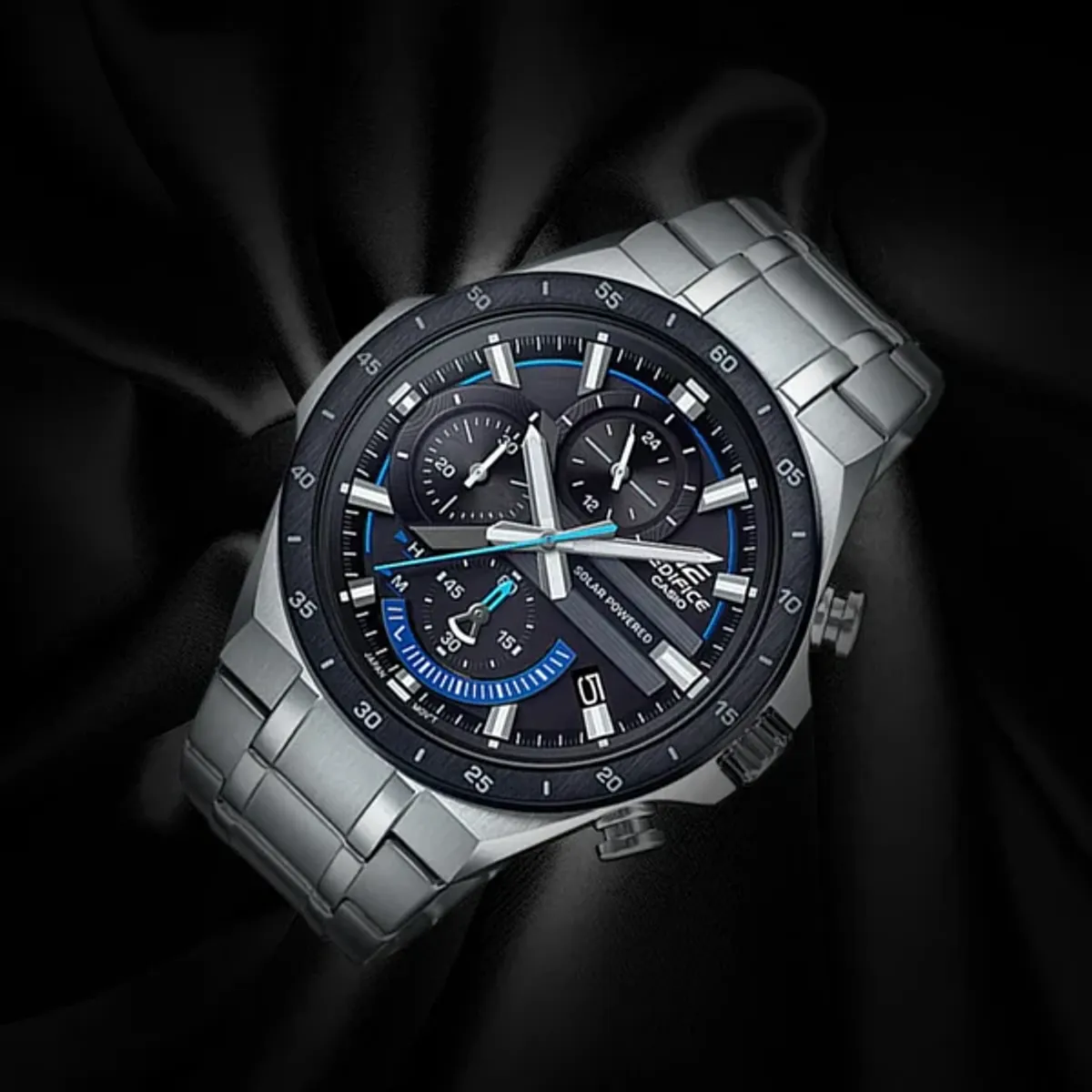 CASIO - RELOJ ANALÓGICO PARA HOMBRE CASIO EDIFICE EQS-920DB-1BVUDF - PLATEADO