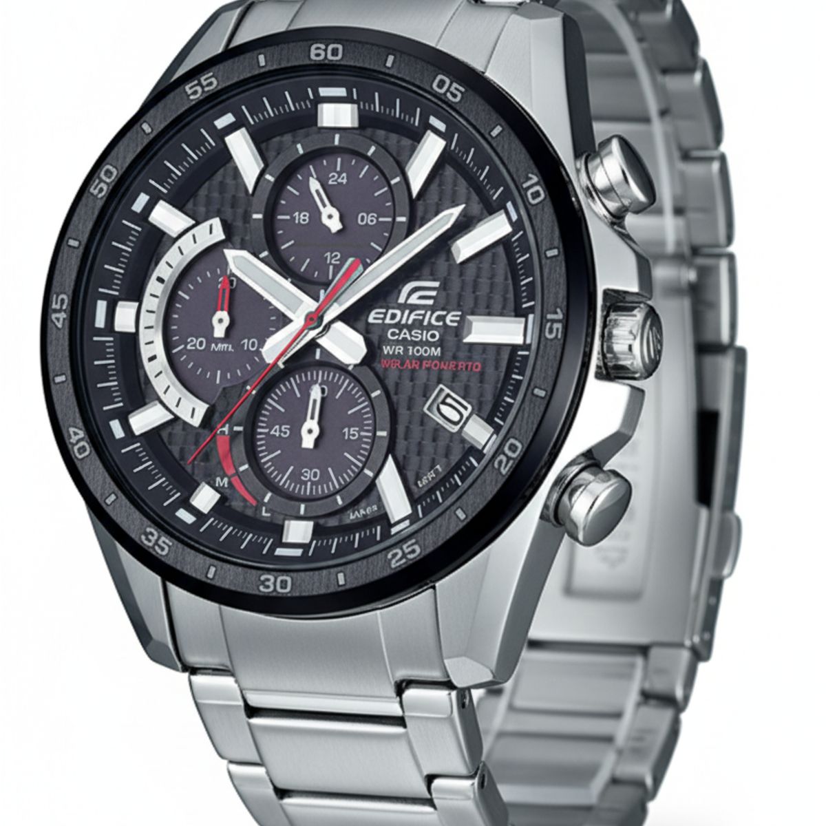 CASIO - RELOJ ANALÓGICO PARA HOMBRE CASIO EDIFICE EQS-900DB-1AVUDF - PLATEADO