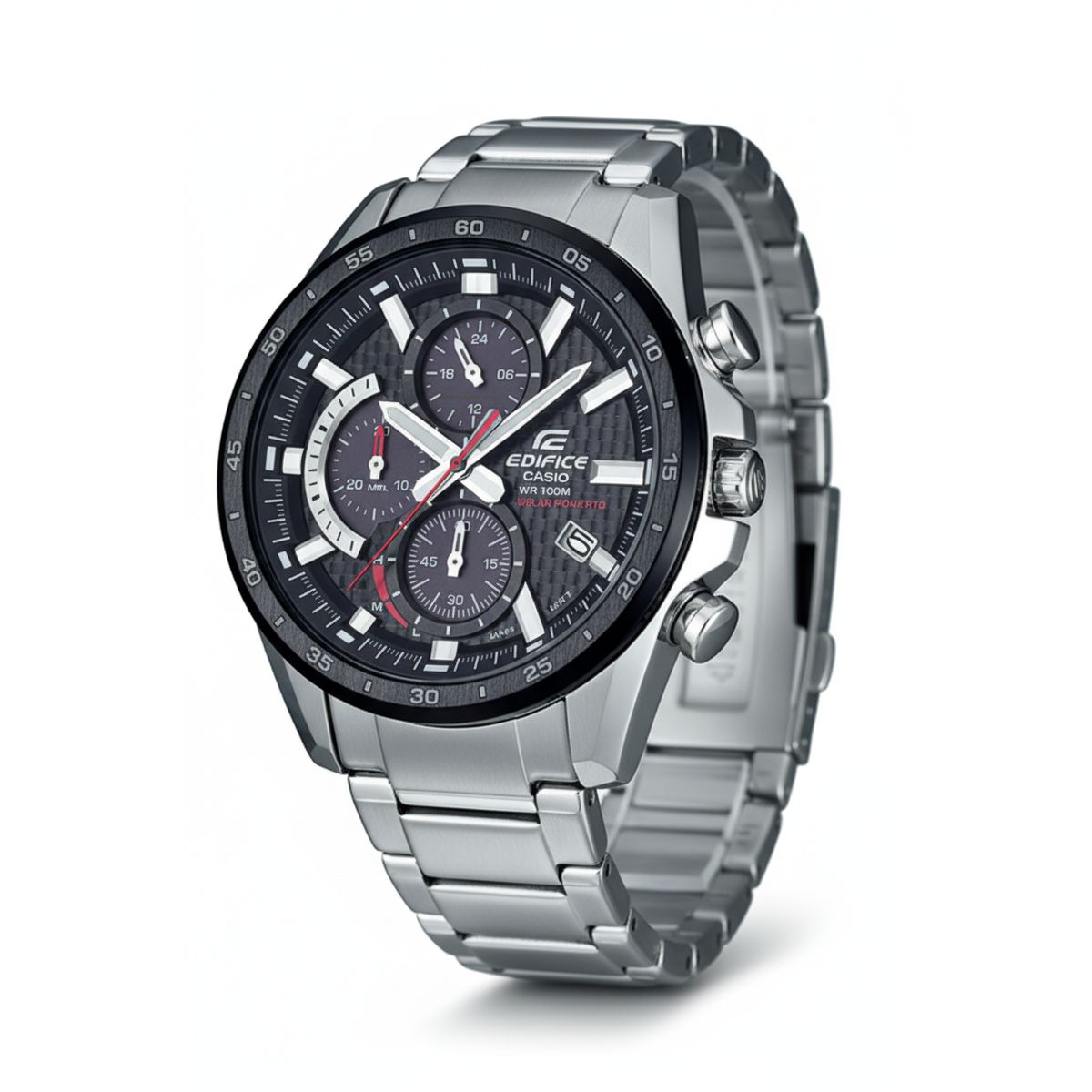 CASIO - RELOJ ANALÓGICO PARA HOMBRE CASIO EDIFICE EQS-900DB-1AVUDF - PLATEADO