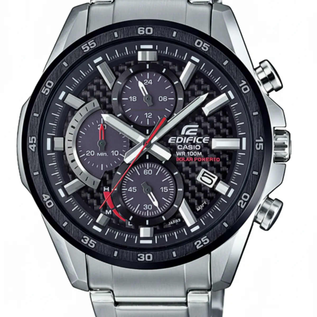 CASIO - RELOJ ANALÓGICO PARA HOMBRE CASIO EDIFICE EQS-900DB-1AVUDF - PLATEADO
