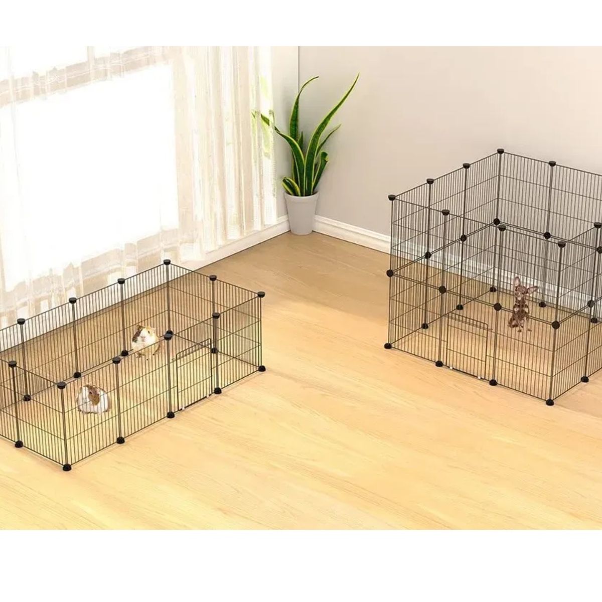 OEM - Corral Para Mascotas Valla De Alambre con Lona