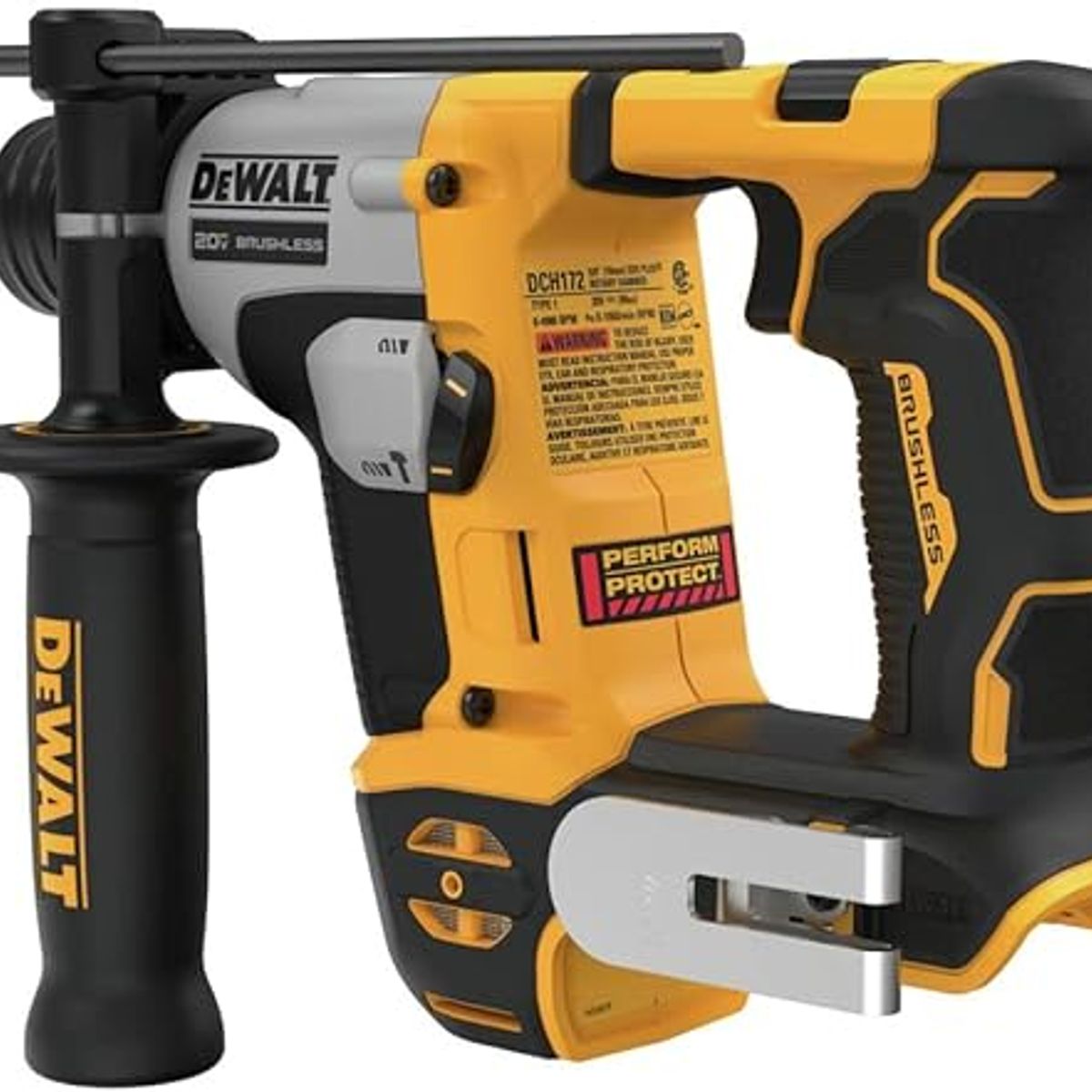DEWALT - Taladro Dewalt Rotomartillo Inalámbrico DCH172B 20V MAX SDS Plus SOLO HERRAMIENTA