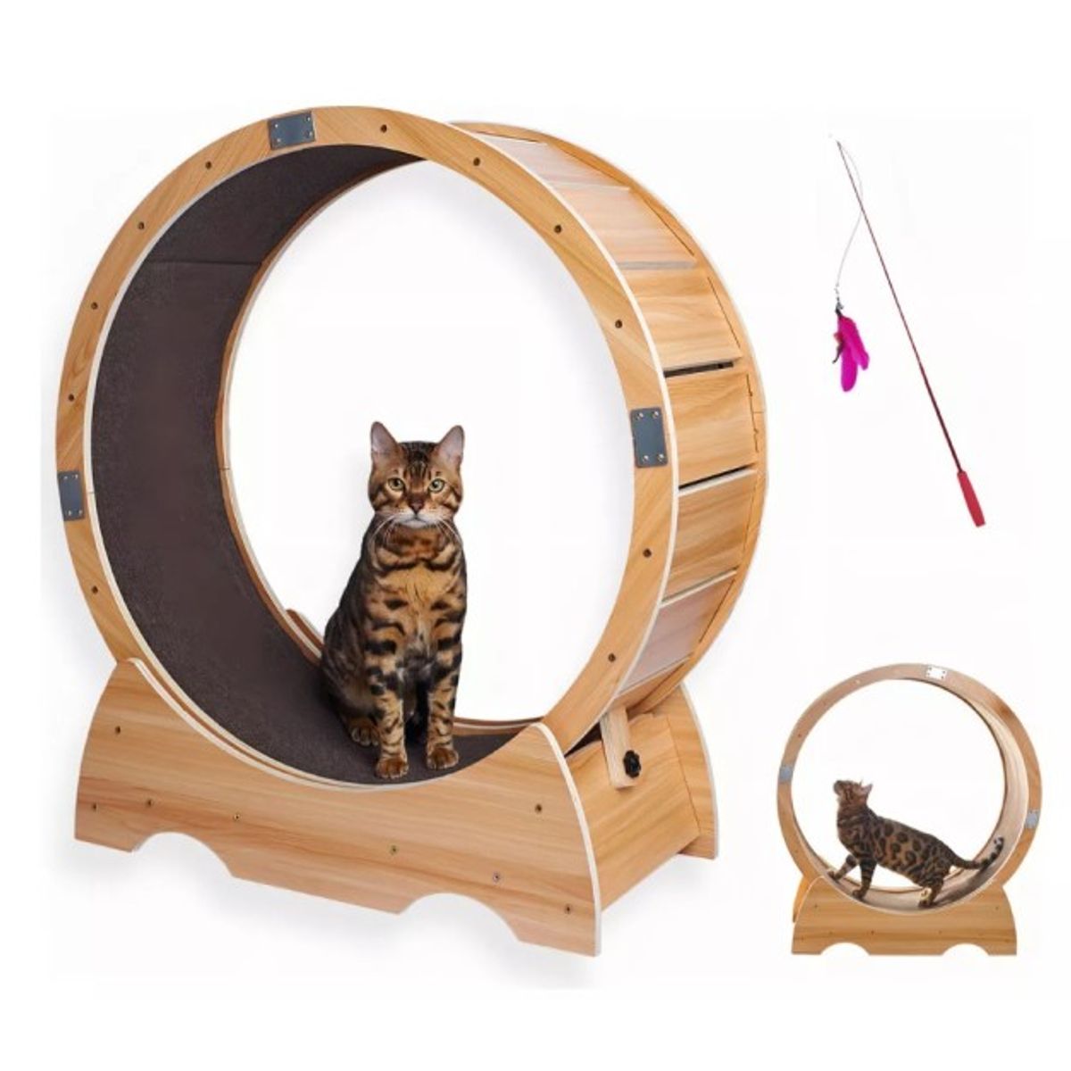 MAOS - Rueda De Ejercicio Para Gatos Desarmable