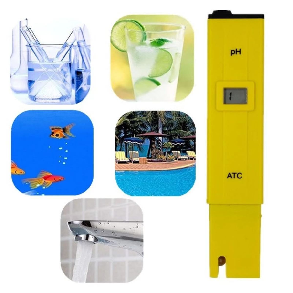 GENERICO - Ph metro digital medidor phmetro liquidos acuario piscina