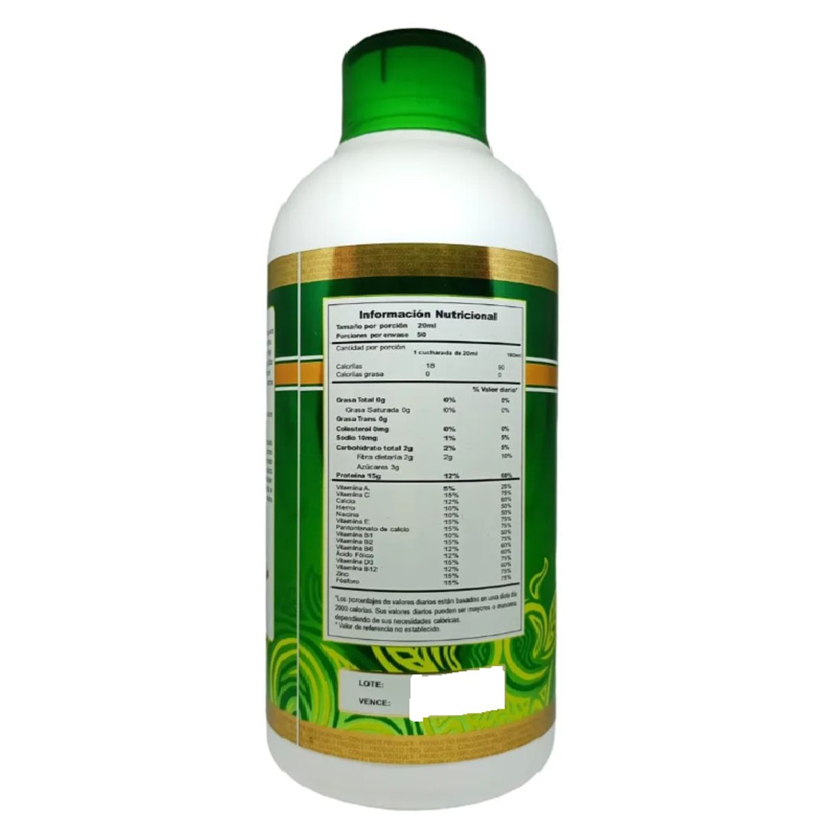 NATURAL FRESHLY - ALIMENTO LIQUIDO CON VITAMINAS+ CLOROFILA + ALOE VERA X 1000ML