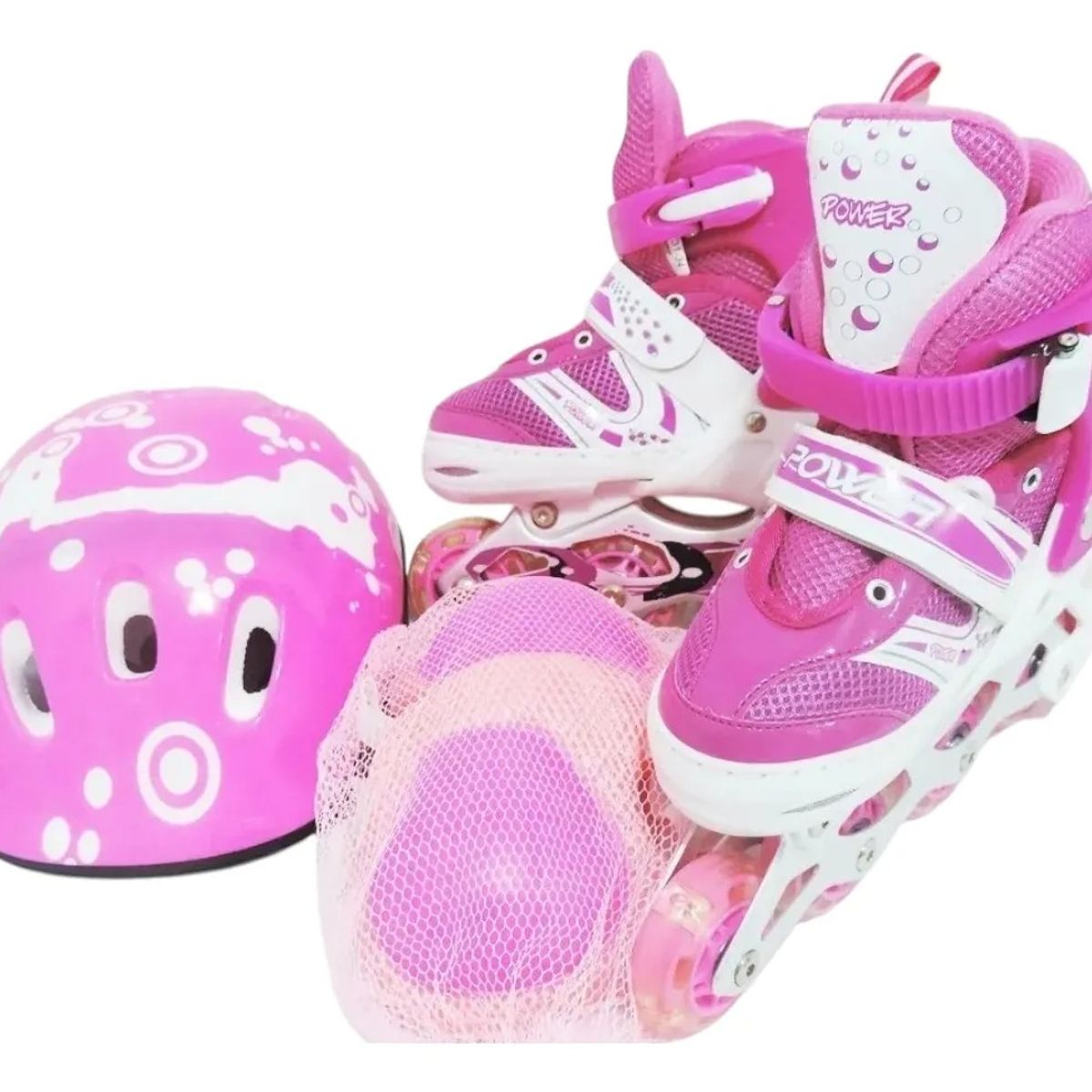 GENERICO - Patines En Línea Para Niña Ajustables Con Diseño Deportivo