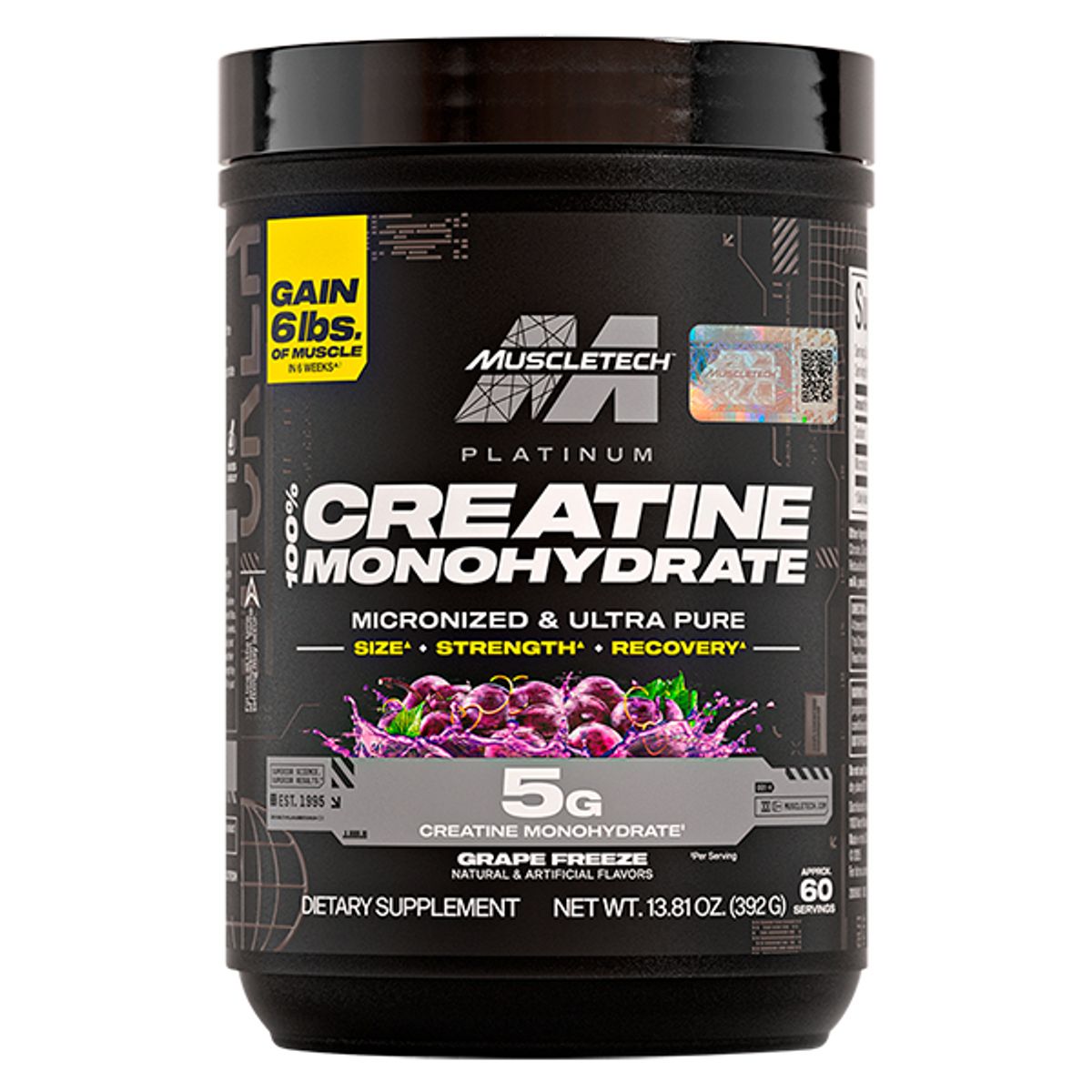 MUSCLETECH - Creatina Platinum Muscletech 60 Serv Con Sabor Original