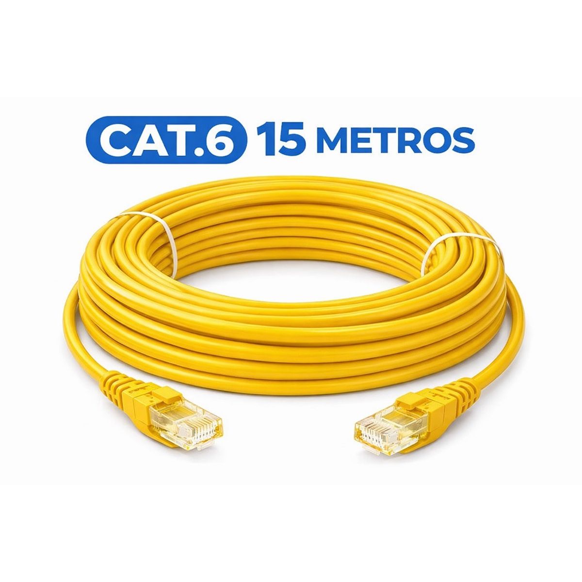 GENERICO - Cable de Red Ethernet Cat 6 - 15 Metros