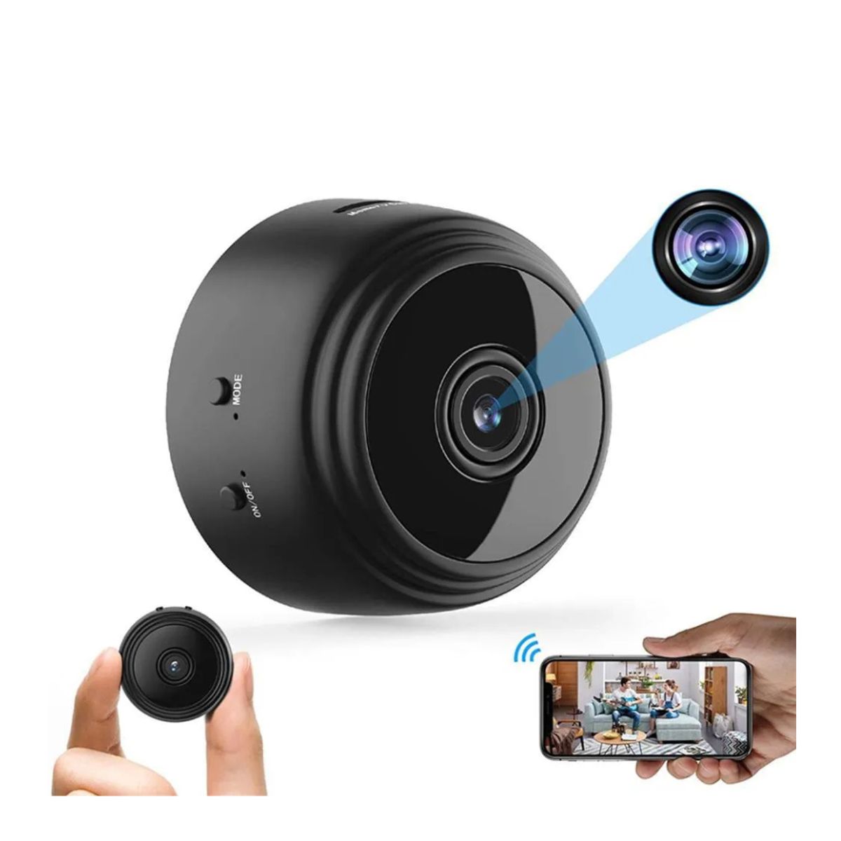 GENERICO - Mini camara espia wifi