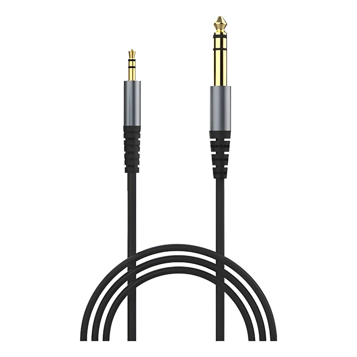 GENERICO - Cable de Audio Plug 3.5 mm a Plug 6.35 mm