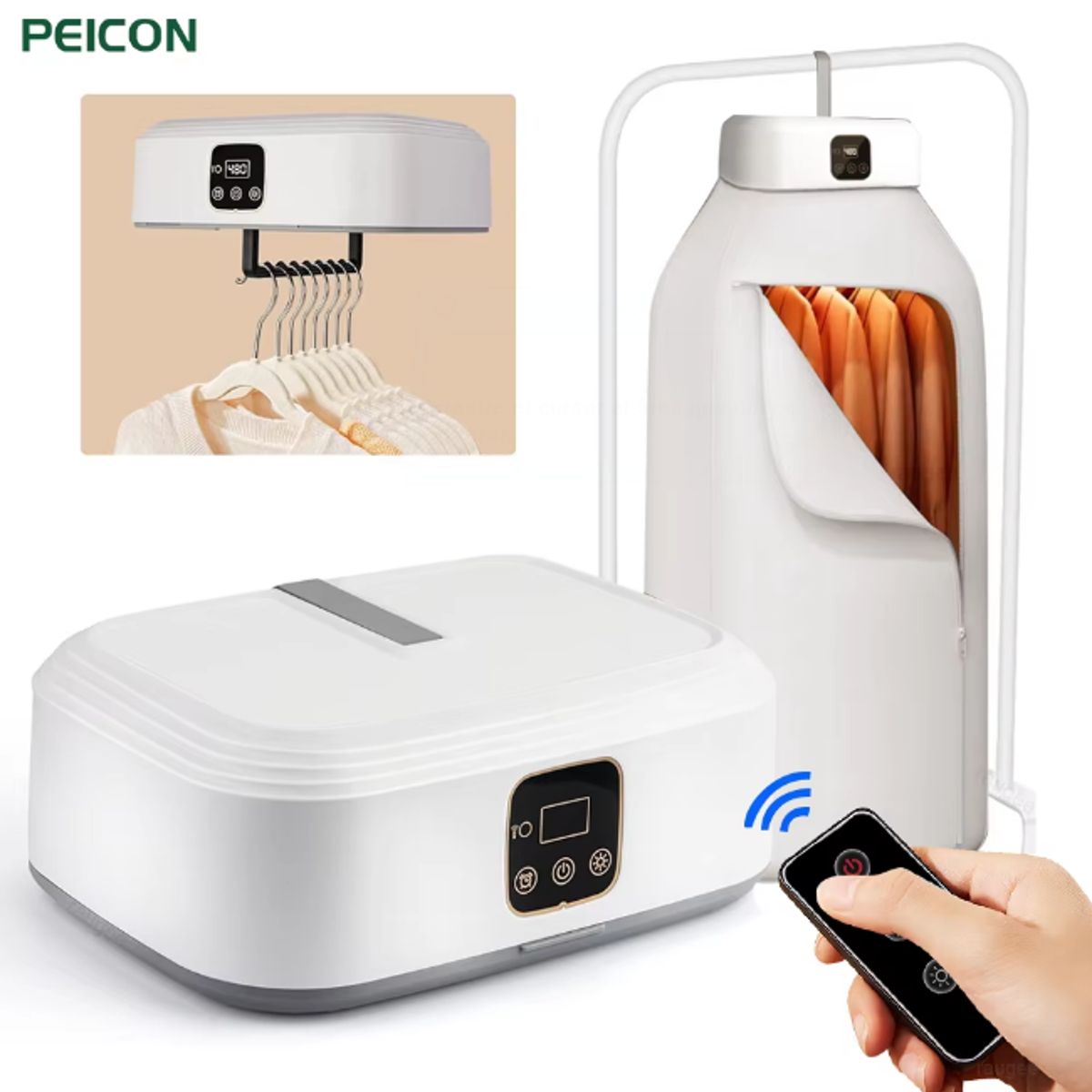 GENERICO - Plancha de Ropa a Vapor Inteligente con Control Remoto