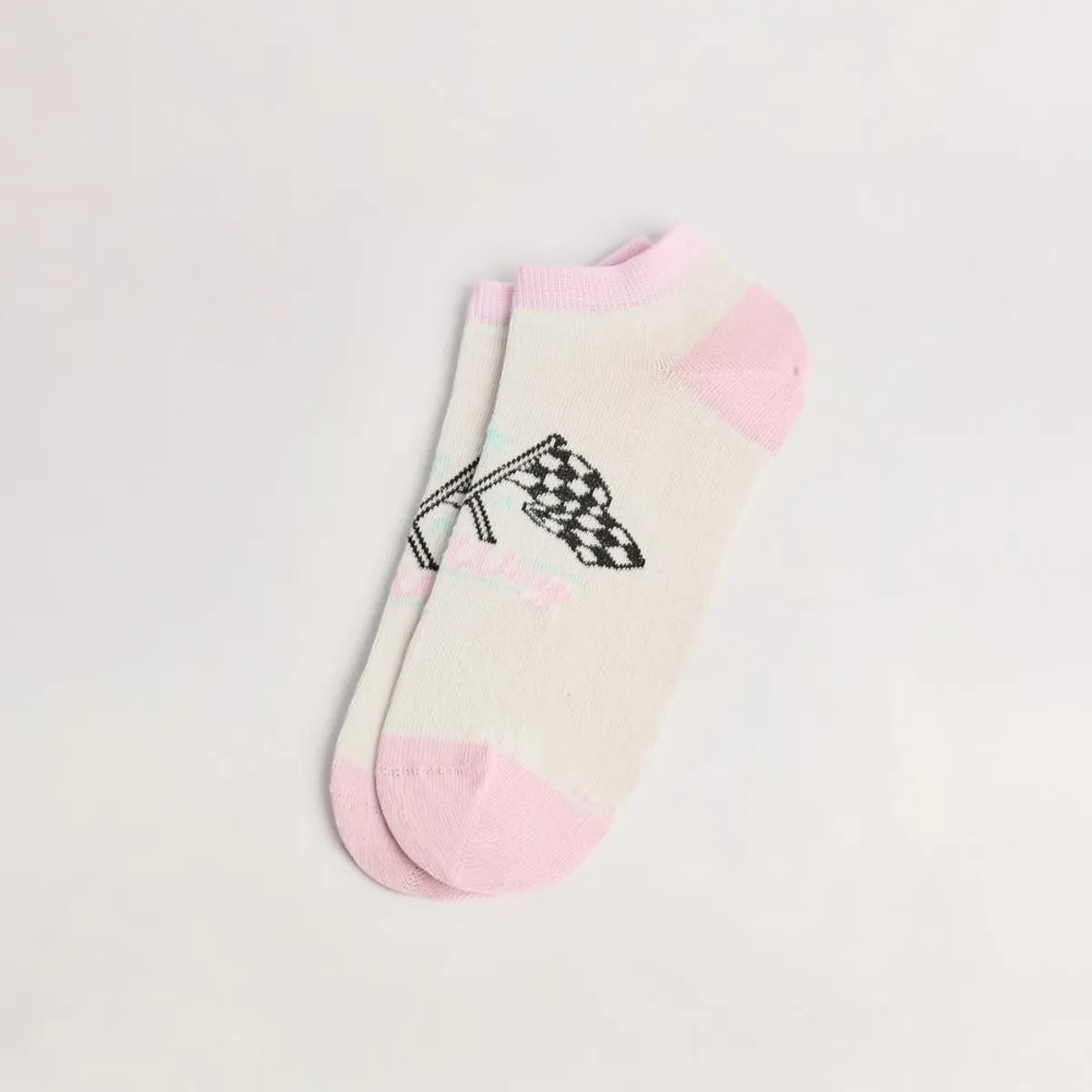 KOAJ - KOAJ Medias unicolores tobilleras con diseño racer y contra Mujer