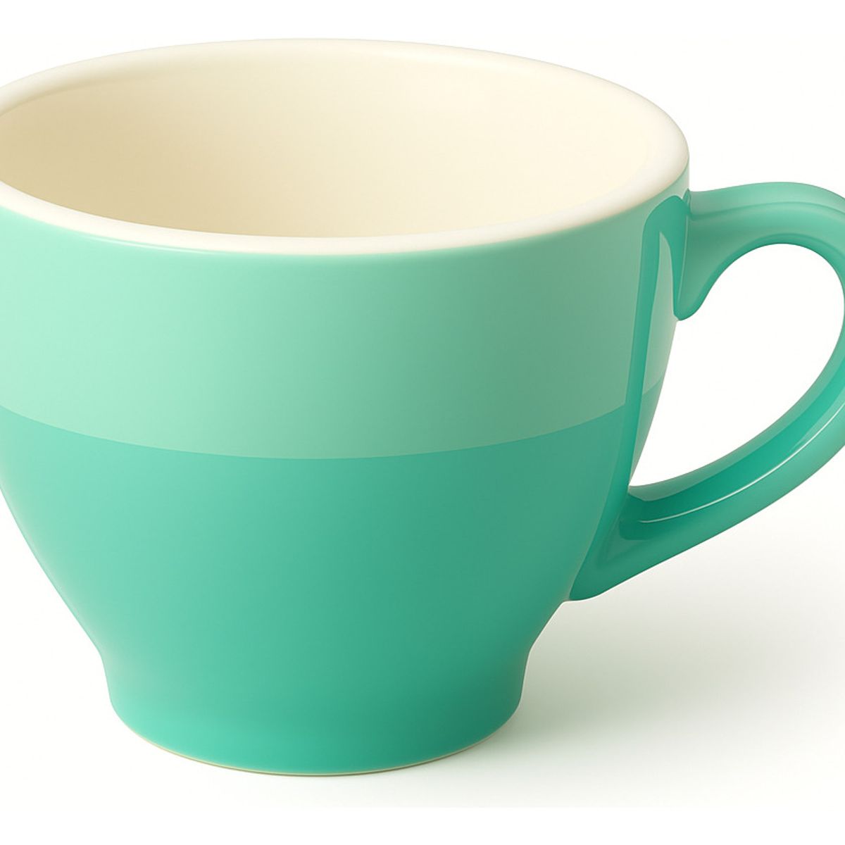 BIGCENTER - Set Pocillo Y Plato Azul 330ml