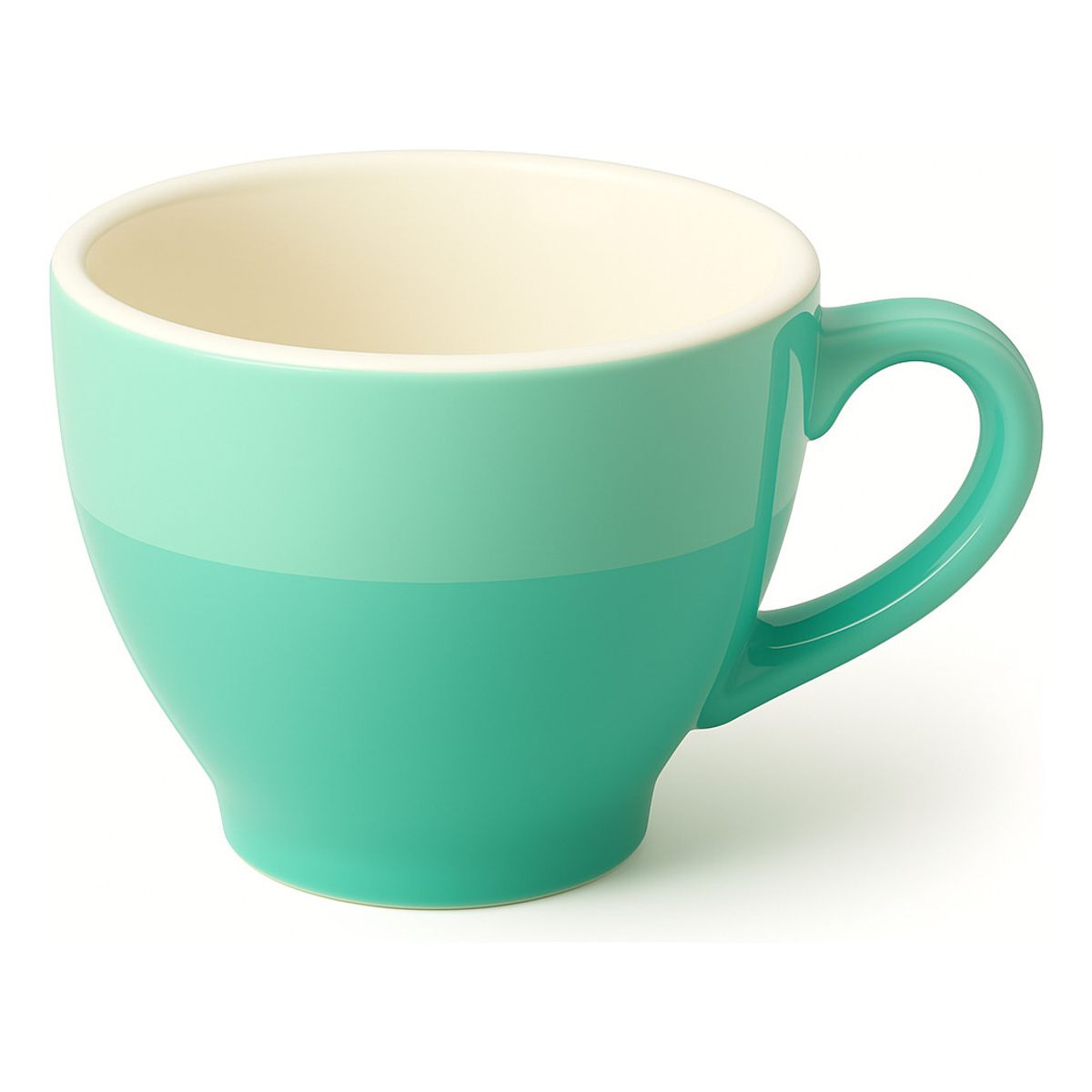 BIGCENTER - Set Pocillo Y Plato Azul 330ml