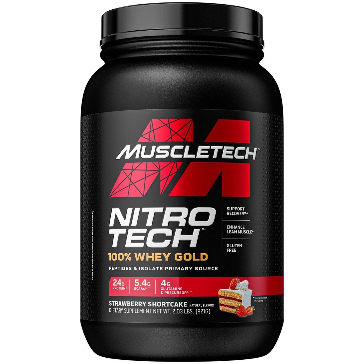 MUSCLETECH - Nitro Tech 100% Whey Gold 2 Lbs Muscletech - Strawberry