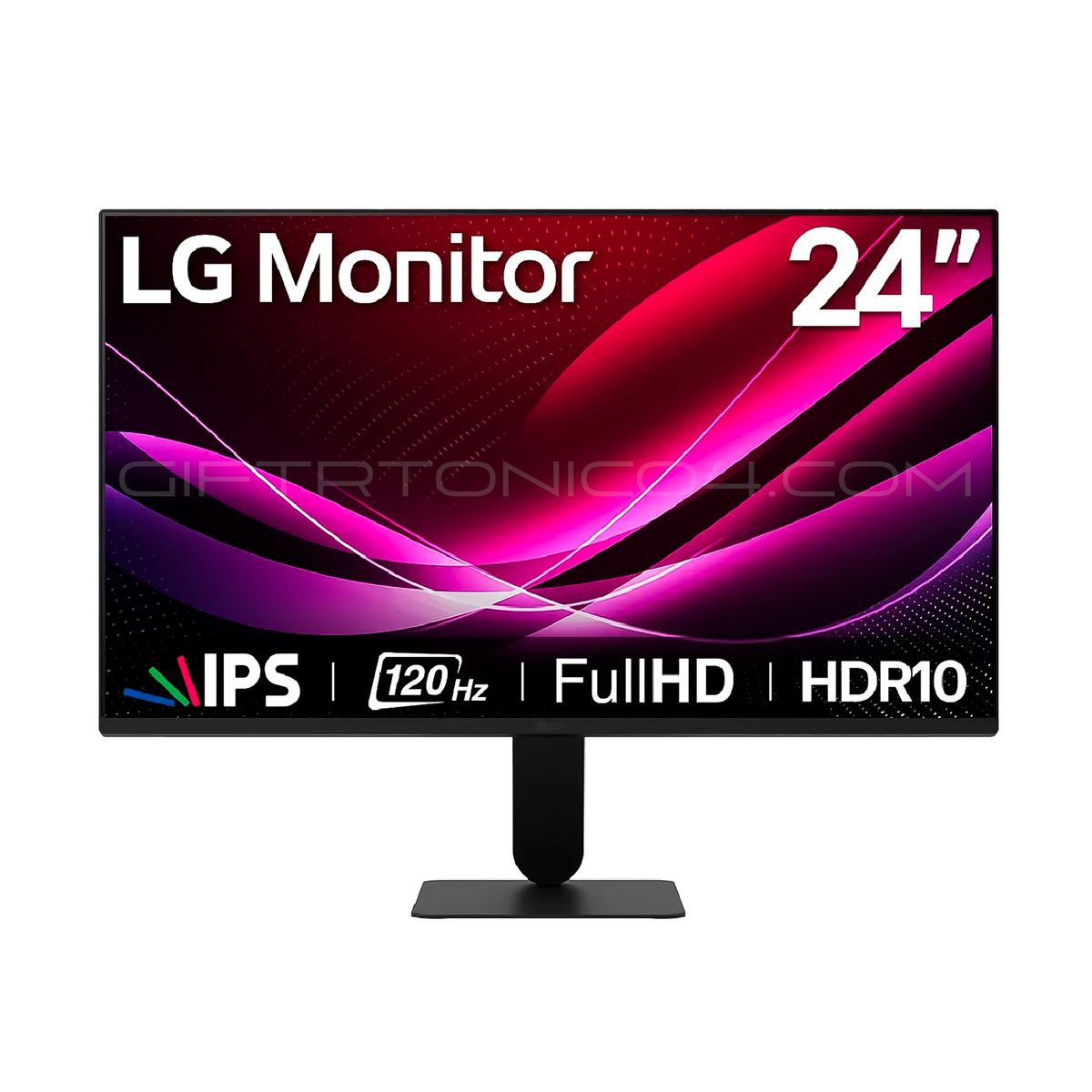 LG - Monitor LG 24 24U411A FHD IPS 120Hz y AMD FreeSync - Negro