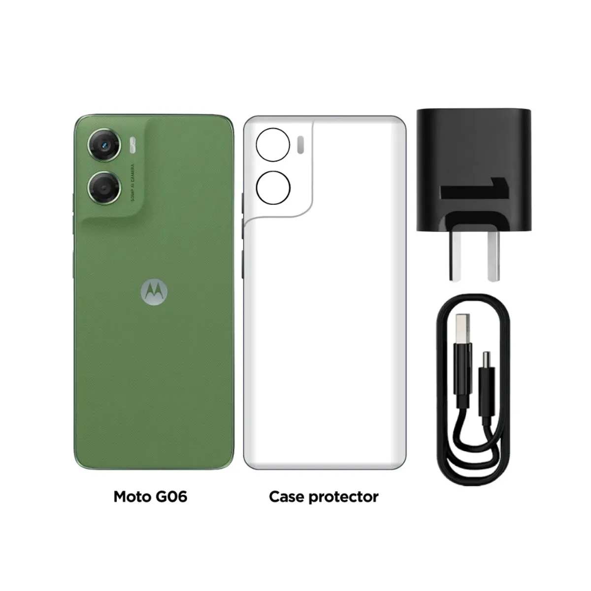 MOTOROLA - Celular MOTOROLA G06 256GB 4GB+4GB Verde + Smartwatch