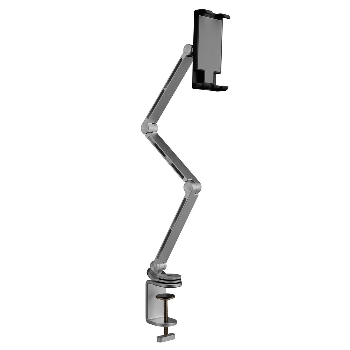 KLIP XTREME - Brazo Soporte de Escritorio para Celular Tablet 4 a 13 Pulgadas
