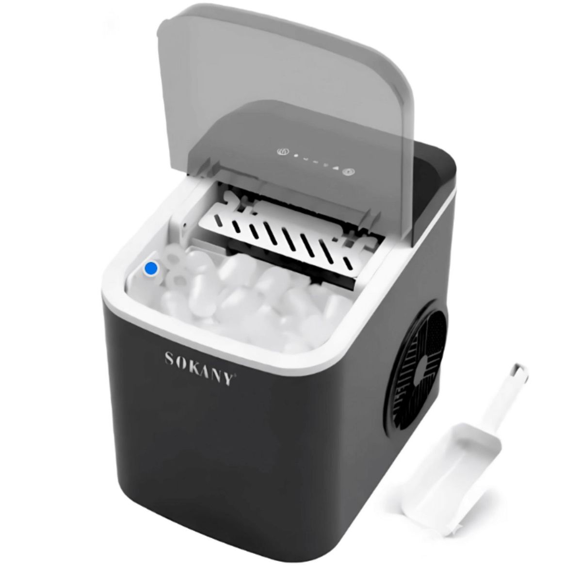 SOKANY - Sokany Máquina De Hacer Hielo Portátil 112w Ice Maker 26lb