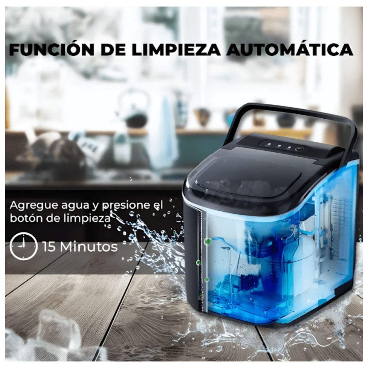 SOKANY - Sokany Máquina De Hacer Hielo Portátil 112w Ice Maker 26lb