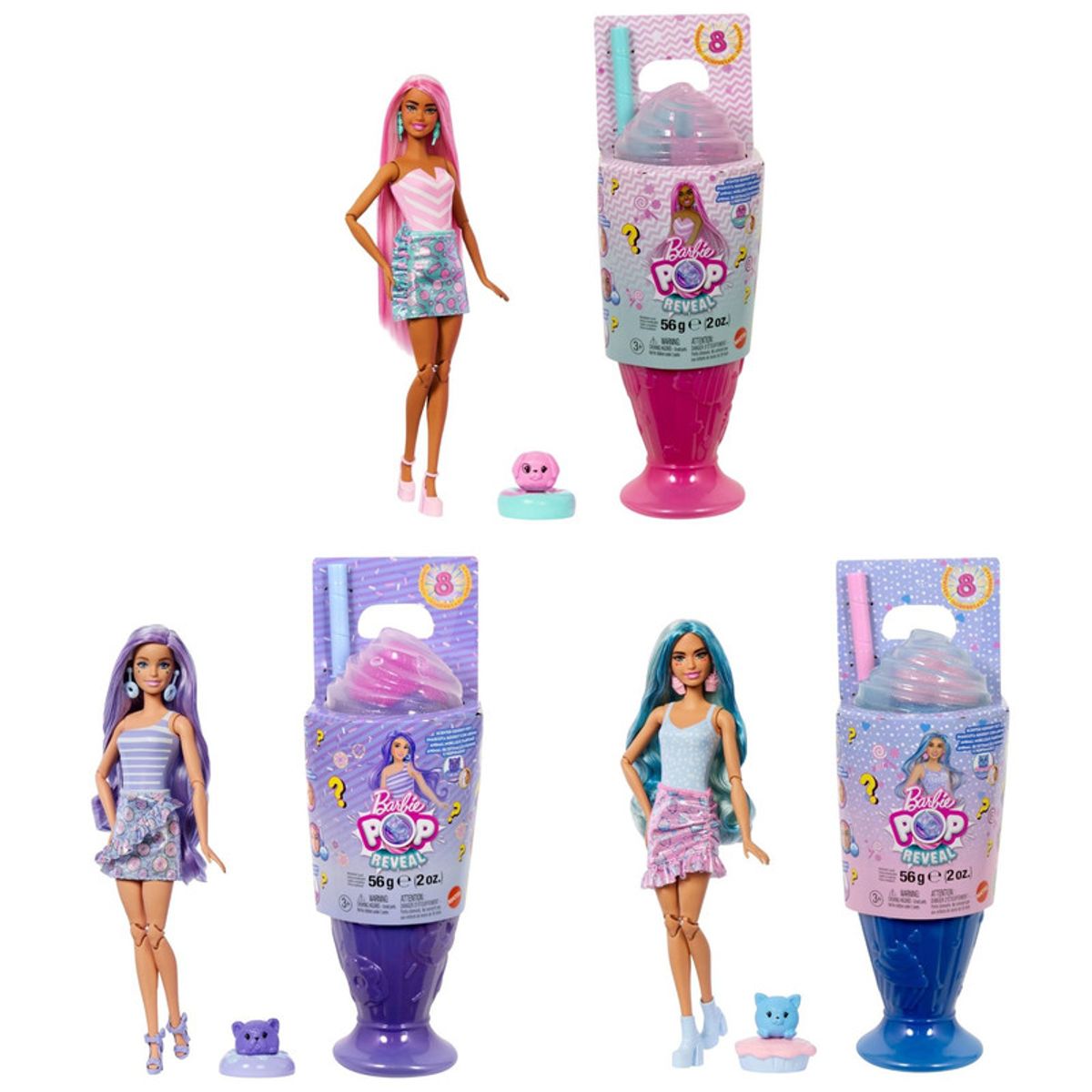 BARBIE - BARBIE POP REVEAL MUÑECA DULCES SURTIDO SORPRESA