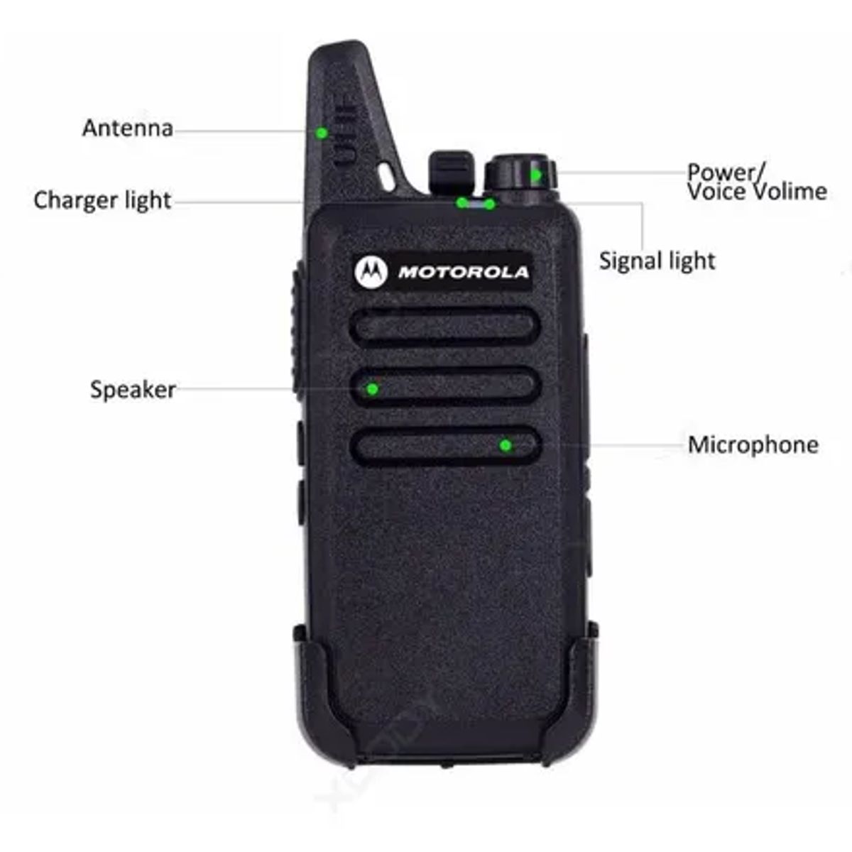 GENERICO - Radio Telefono De Comunicación C1 Con Manos Libres Walkie Talkie