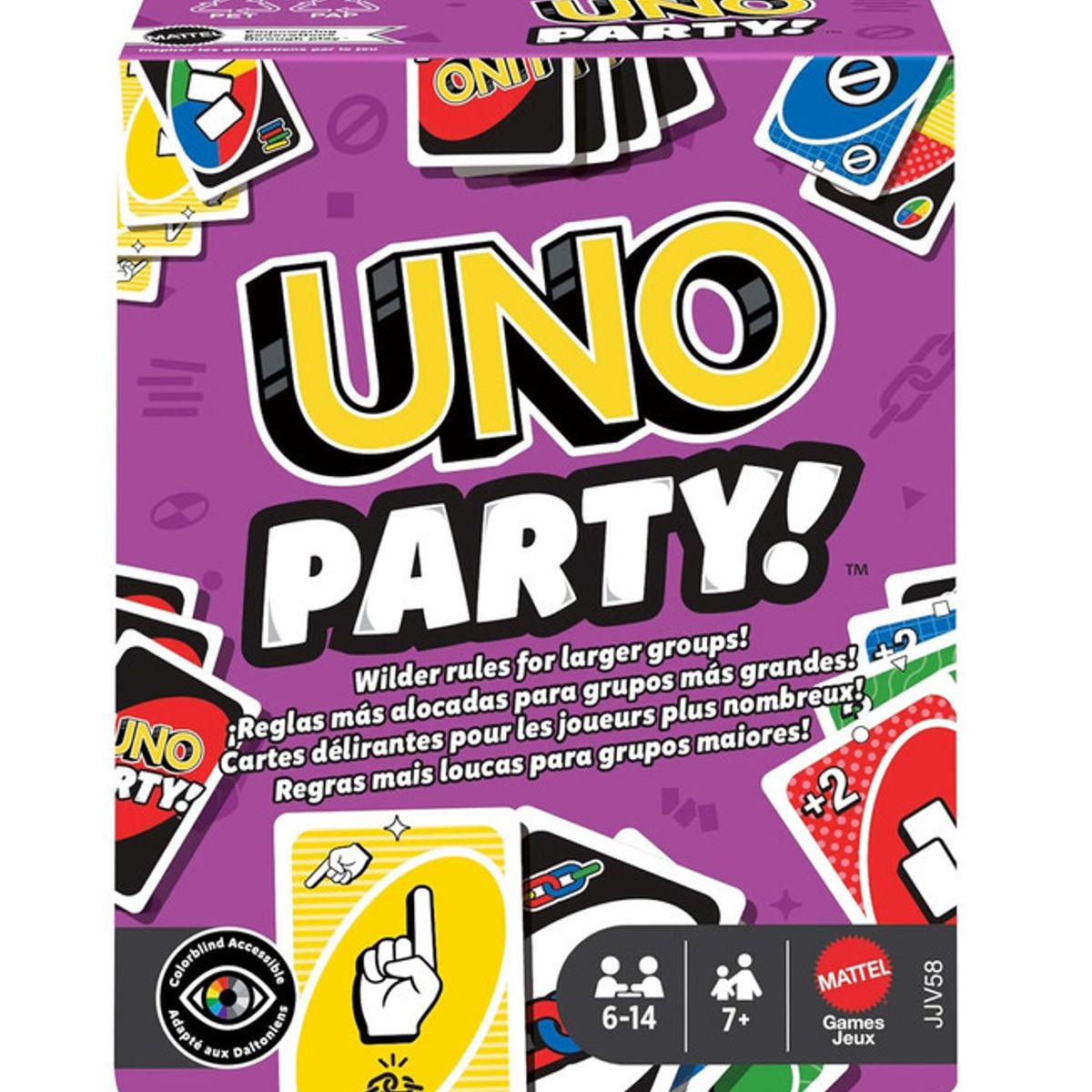 UNO - JUEGO DE CARTAS UNO PARTY RENOVADO