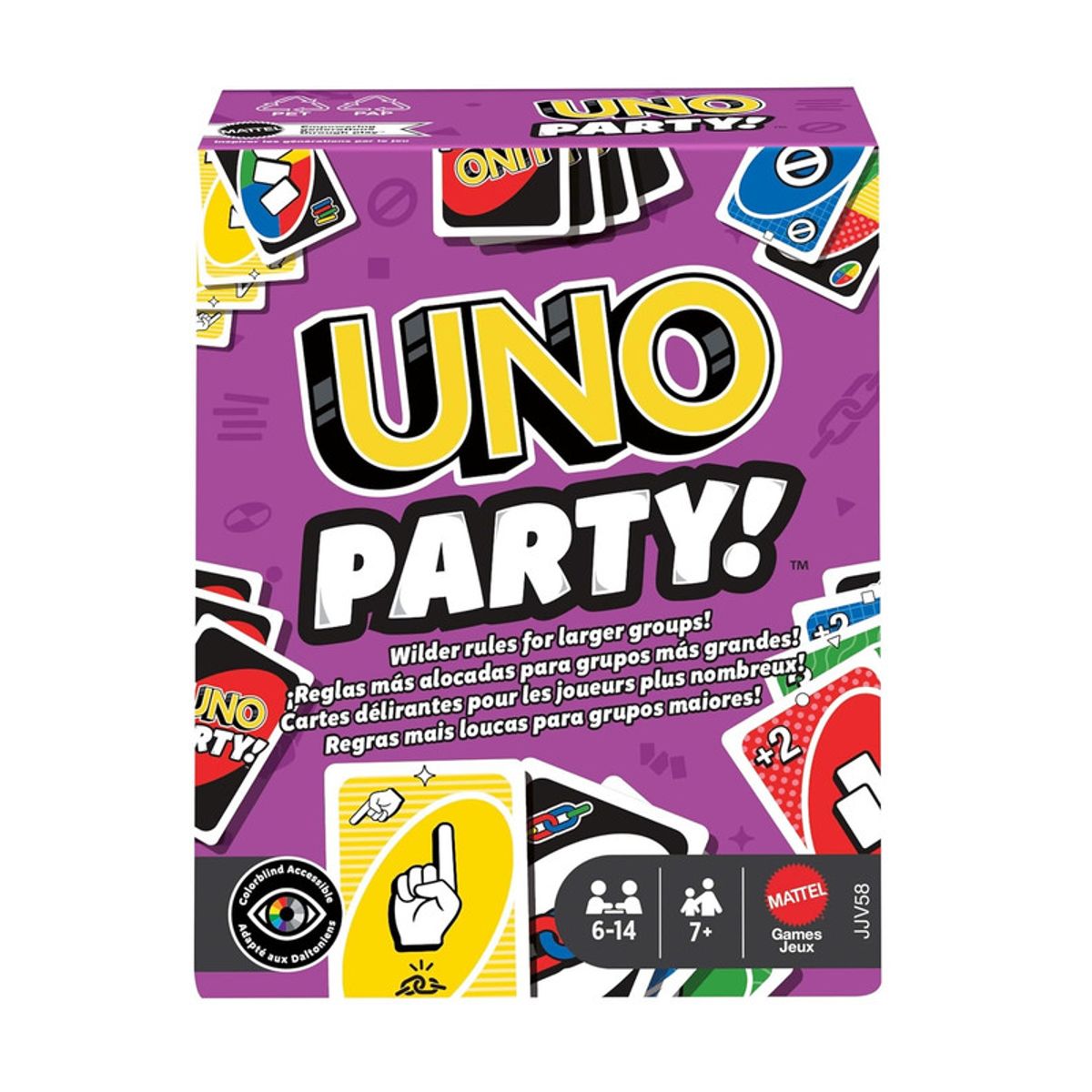 UNO - JUEGO DE CARTAS UNO PARTY RENOVADO