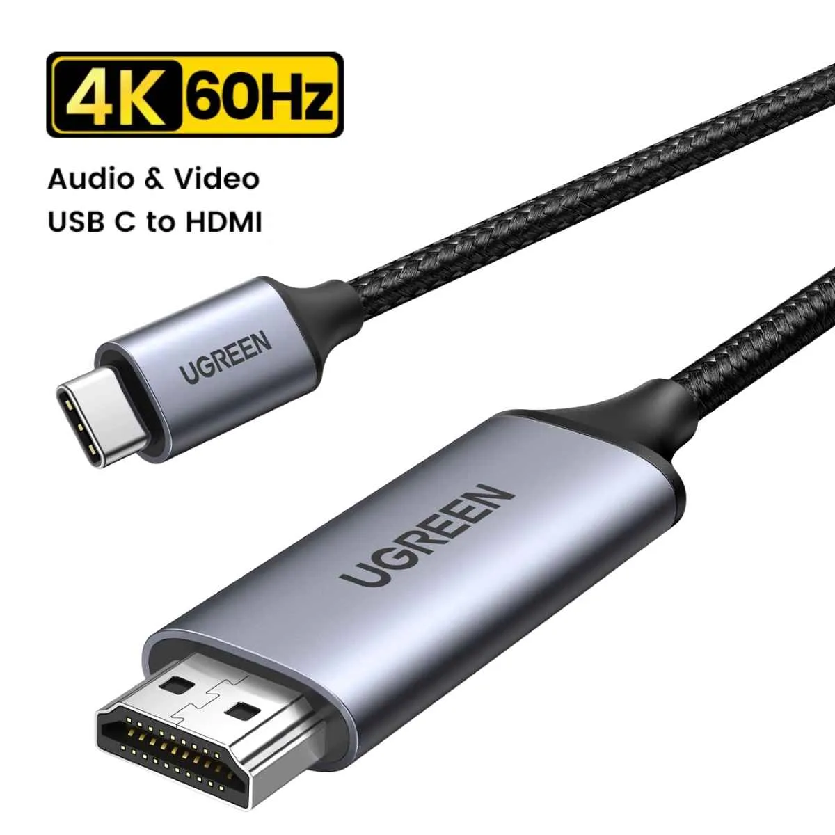 UGREEN - Cable USB- C 3.1 a Hdmi 4K ,60Hz 1.5m 4gbps Macbook Ugreen