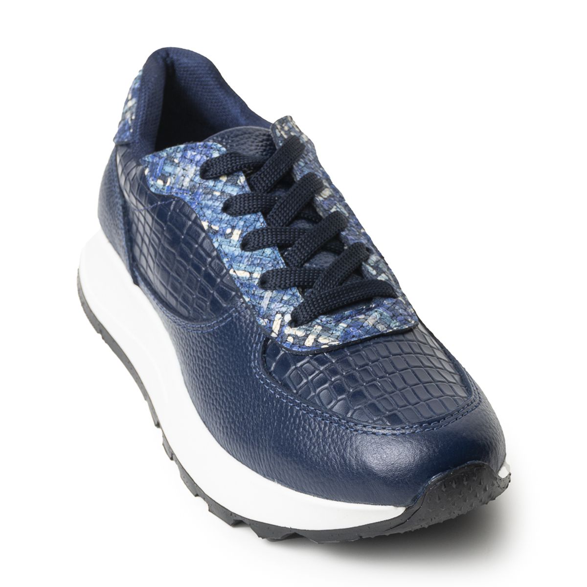 SKY WALK - Sky Walk Tenis Moda para Mujer en Cuero 802G13AZUL