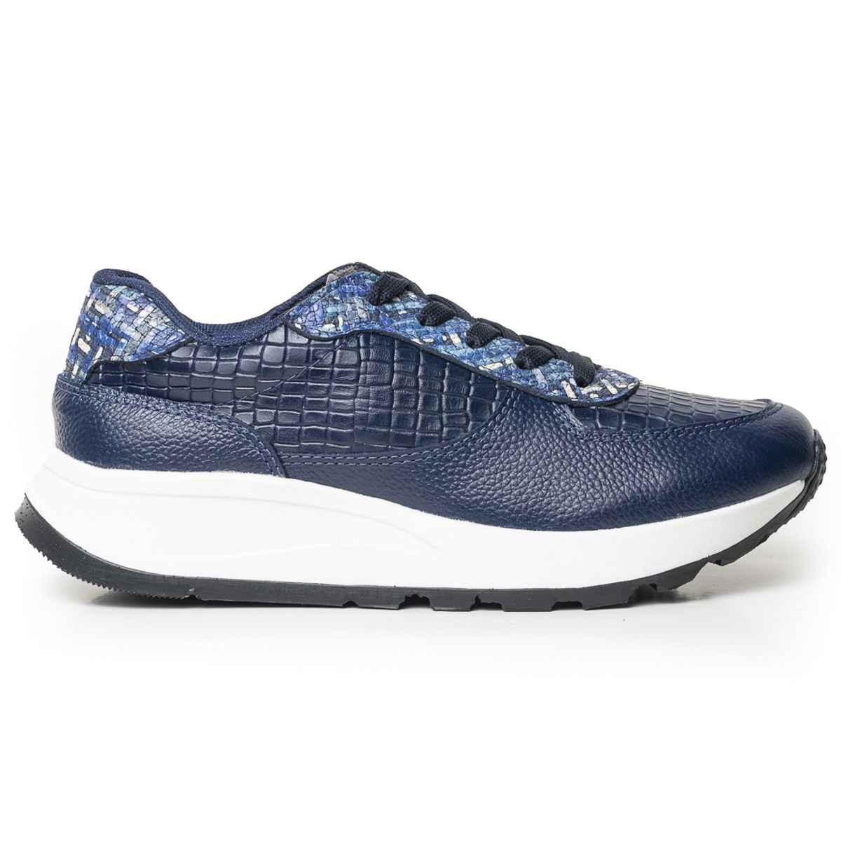 SKY WALK - Sky Walk Tenis Moda para Mujer en Cuero 802G13AZUL