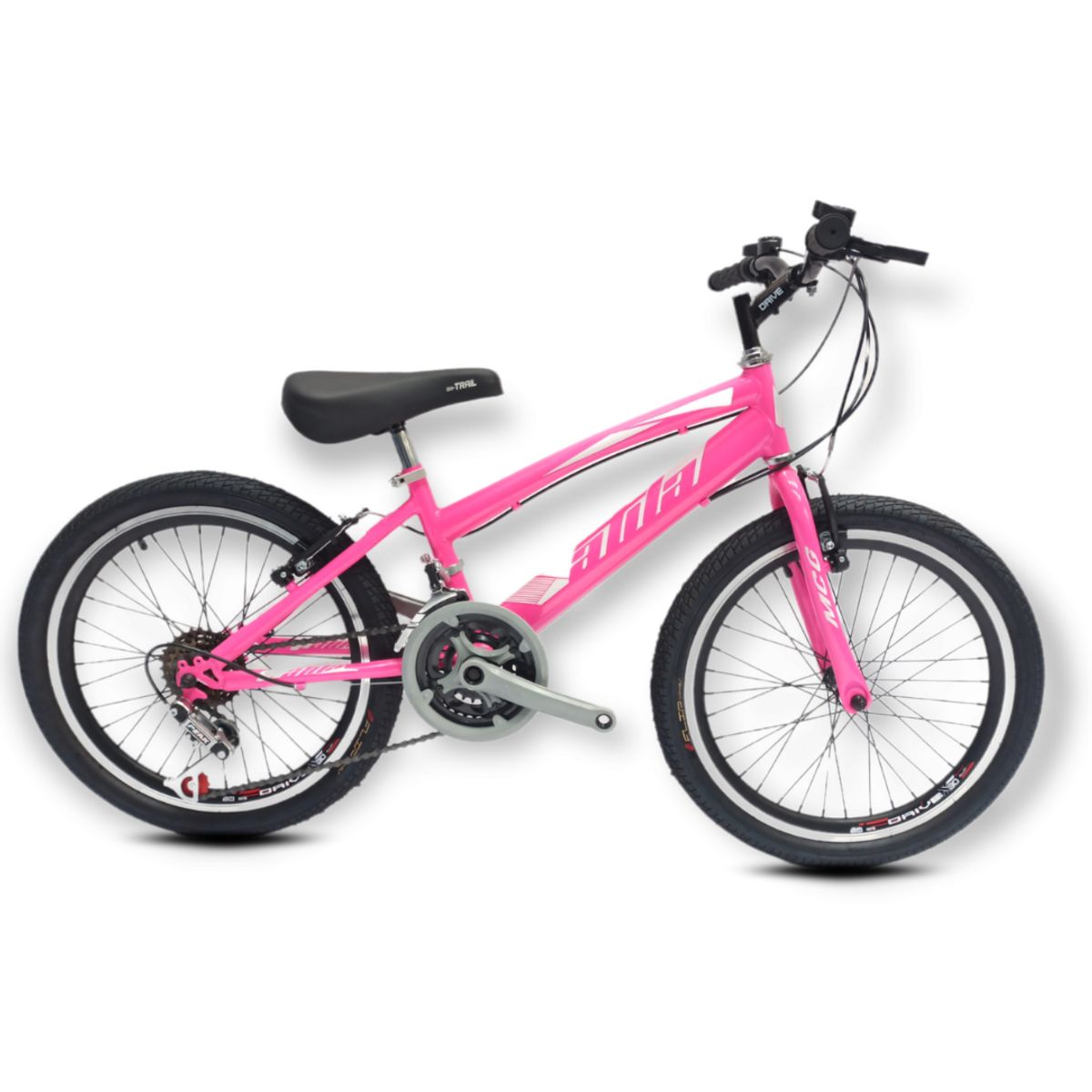 ATILA - Bicicleta de Montaña Rin 20 para Niña Rosa