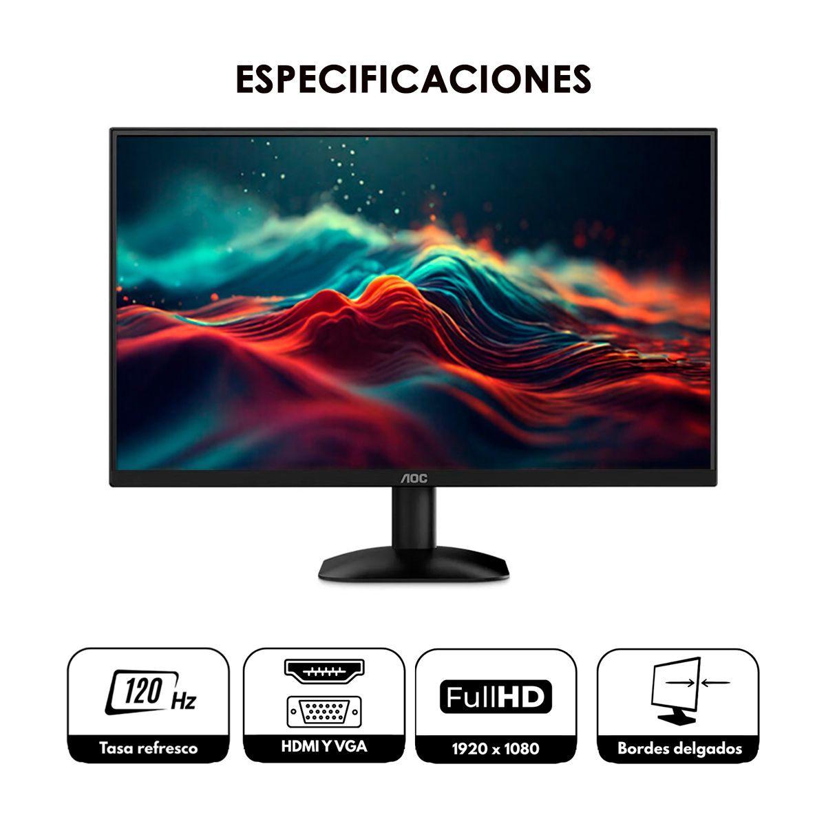 AOC - Monitor Aoc 22B35HM23 22 120Hz 1ms